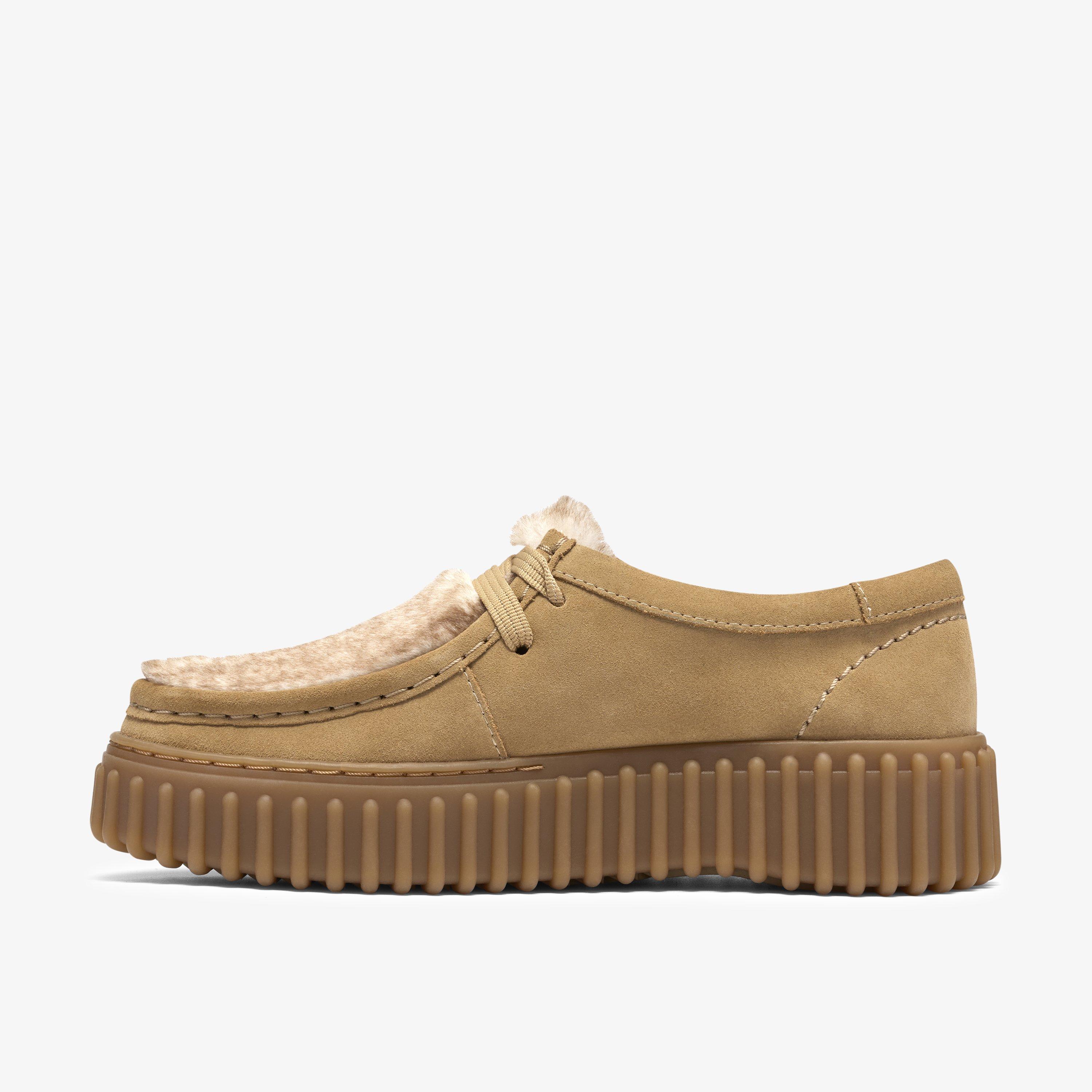 Torhill Bee Daim Sable Chaud Chaussures à lacets Torhill, view 2 of 8