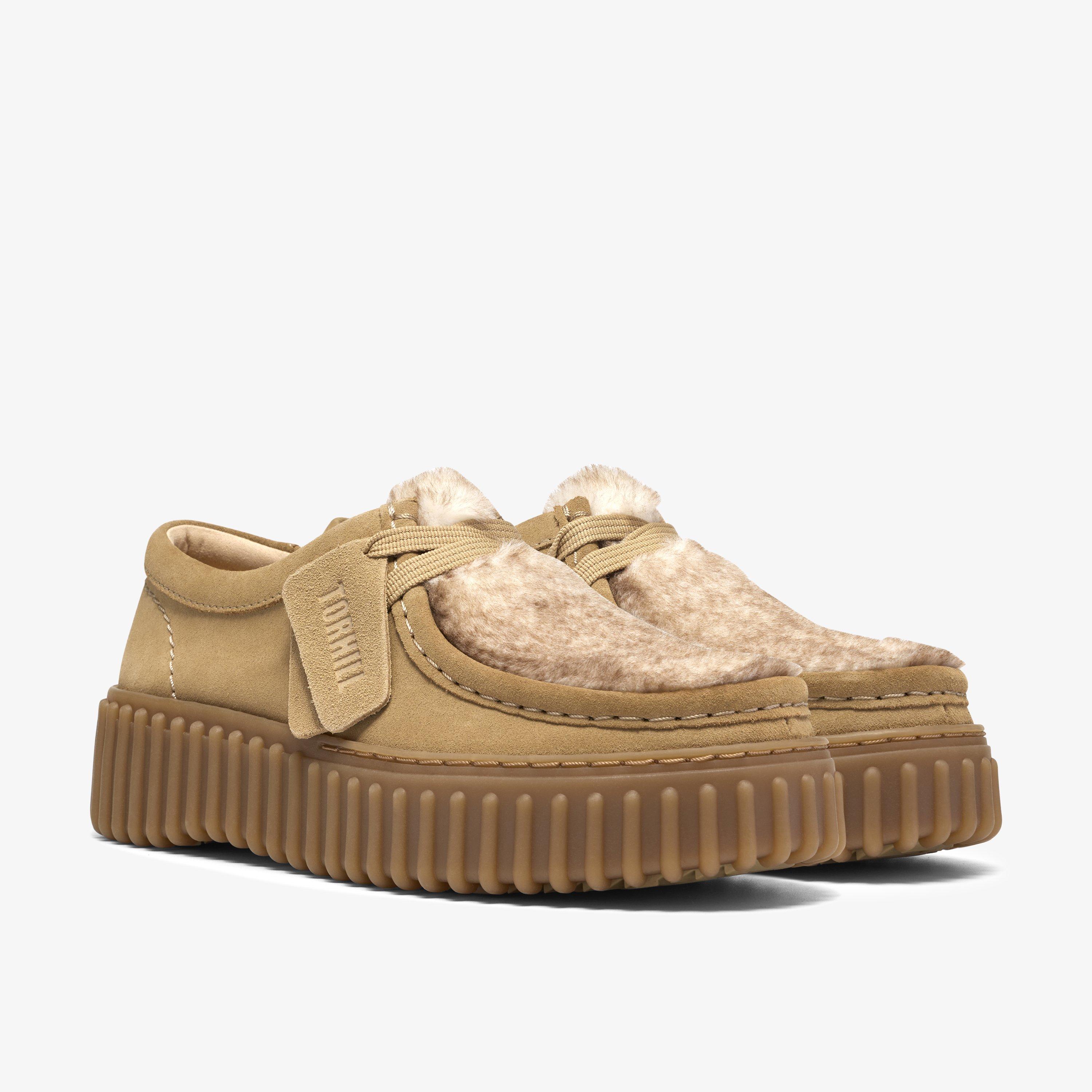 Torhill Bee Daim Sable Chaud Chaussures à lacets Torhill, view 4 of 8