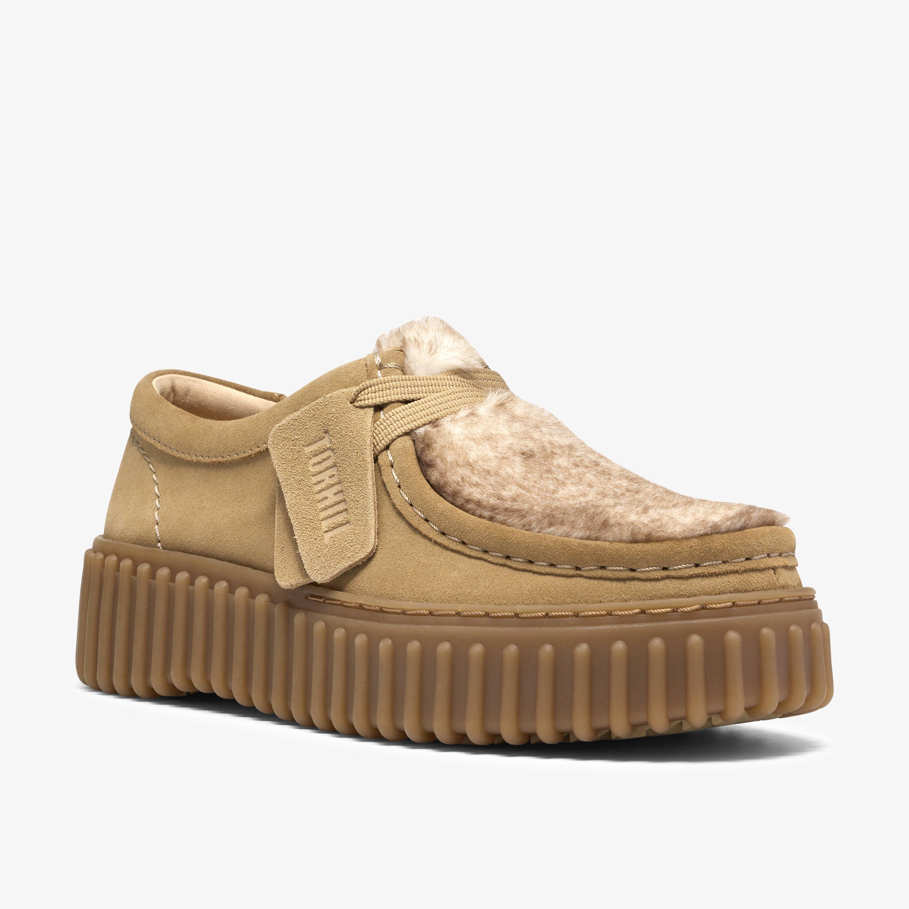 Torhill Bee Daim Sable Chaud Chaussures à lacets Torhill, view 7 of 8