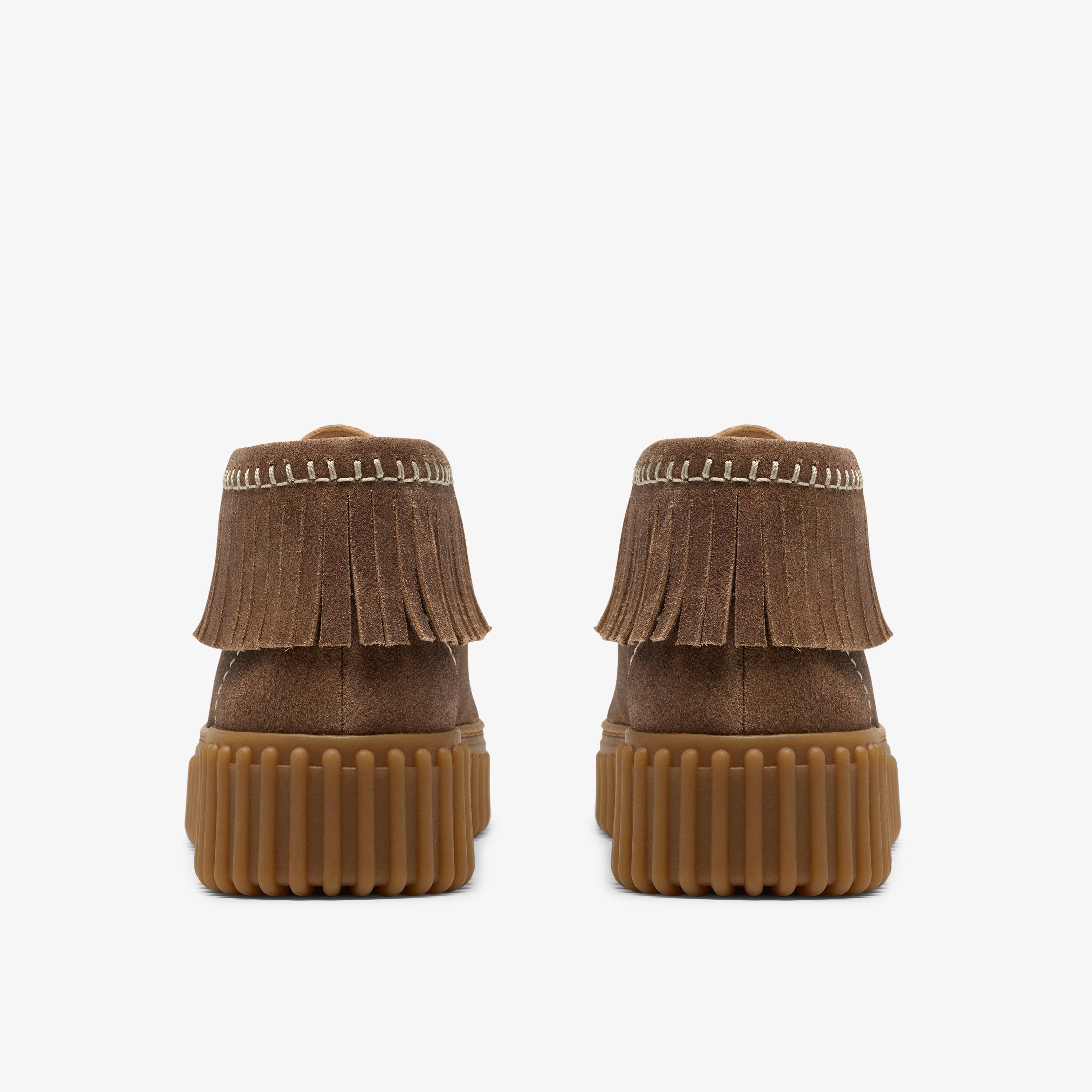 Torhill Moss Cuir foncé Bottines Chaussures à lacets Torhill, view 5 of 8