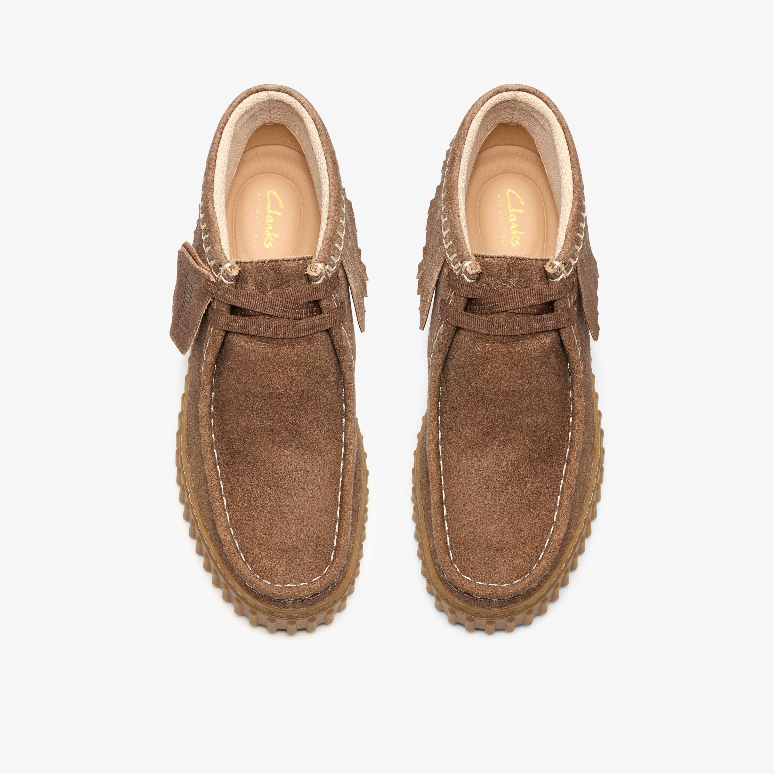 Torhill Moss Cuir foncé Bottines Chaussures à lacets Torhill, view 6 of 8
