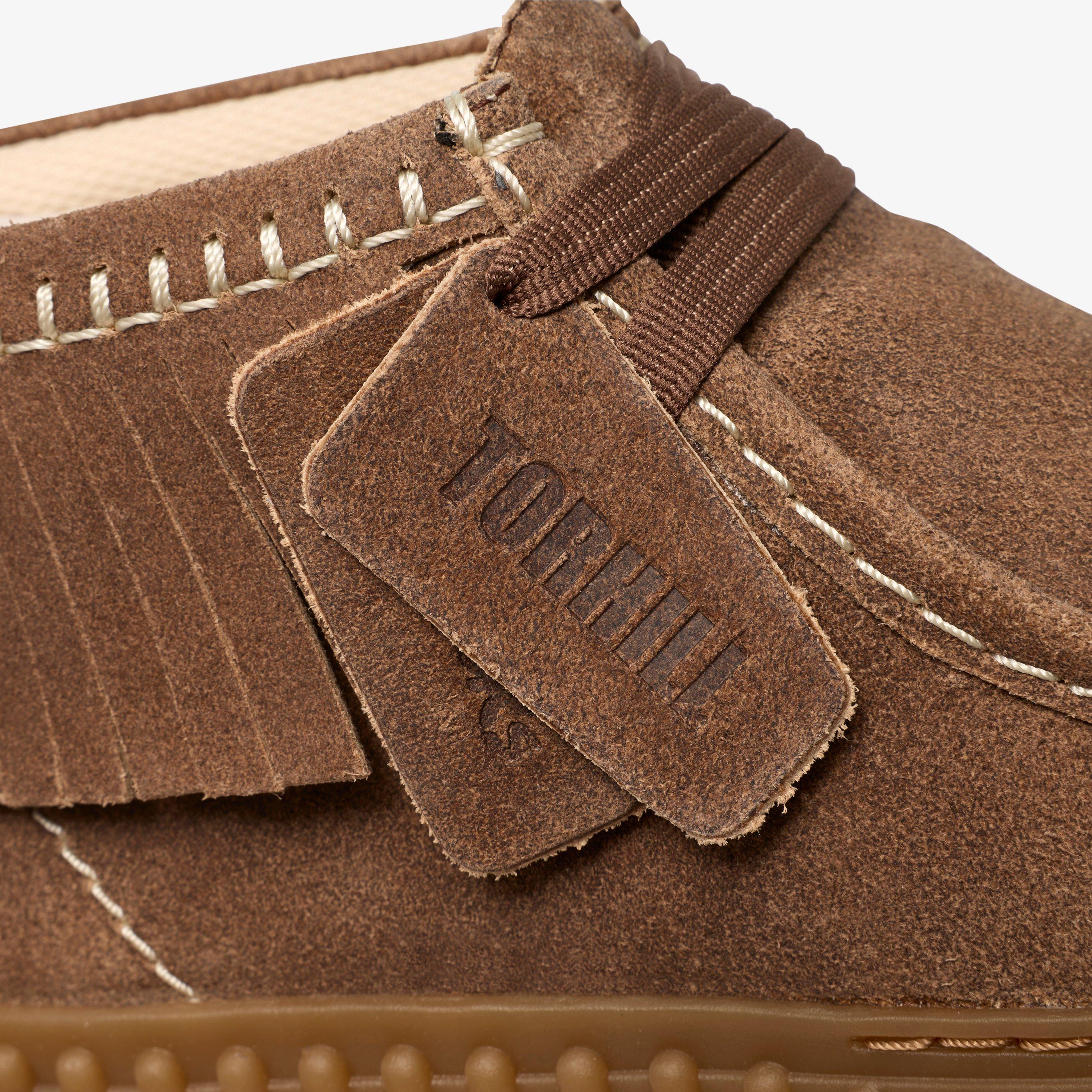 Torhill Moss Cuir foncé Bottines Chaussures à lacets Torhill, view 8 of 8