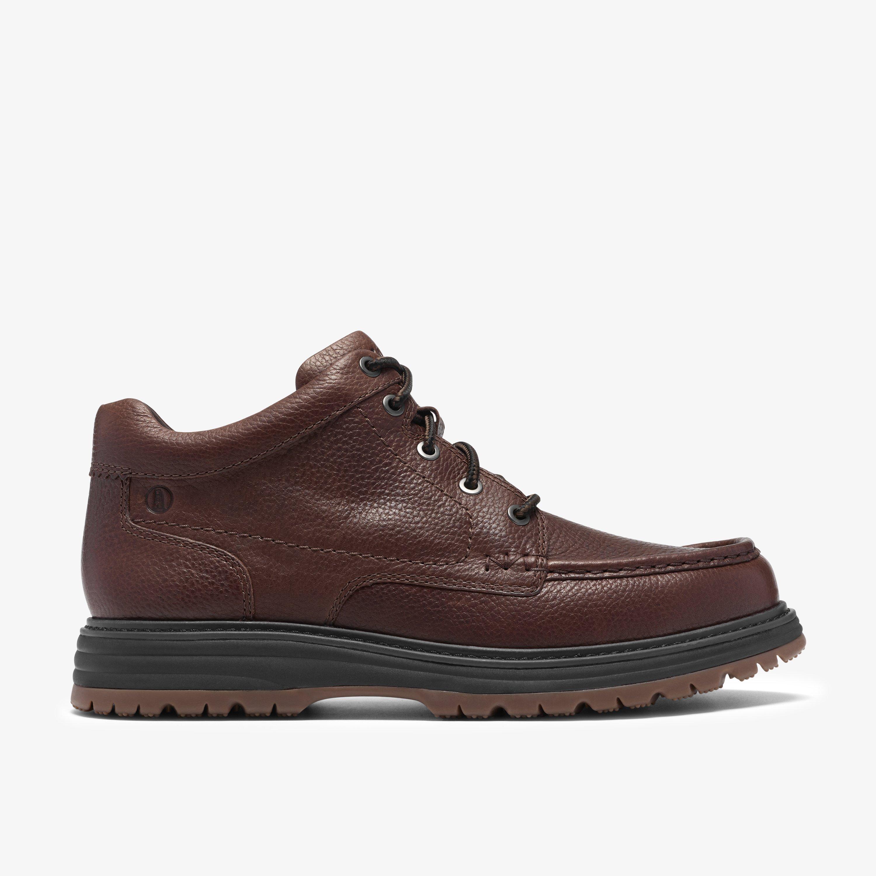 Melbury Hi Brown Leather Ankle Boots Chukka Boots Lace Up, view 1 of 6