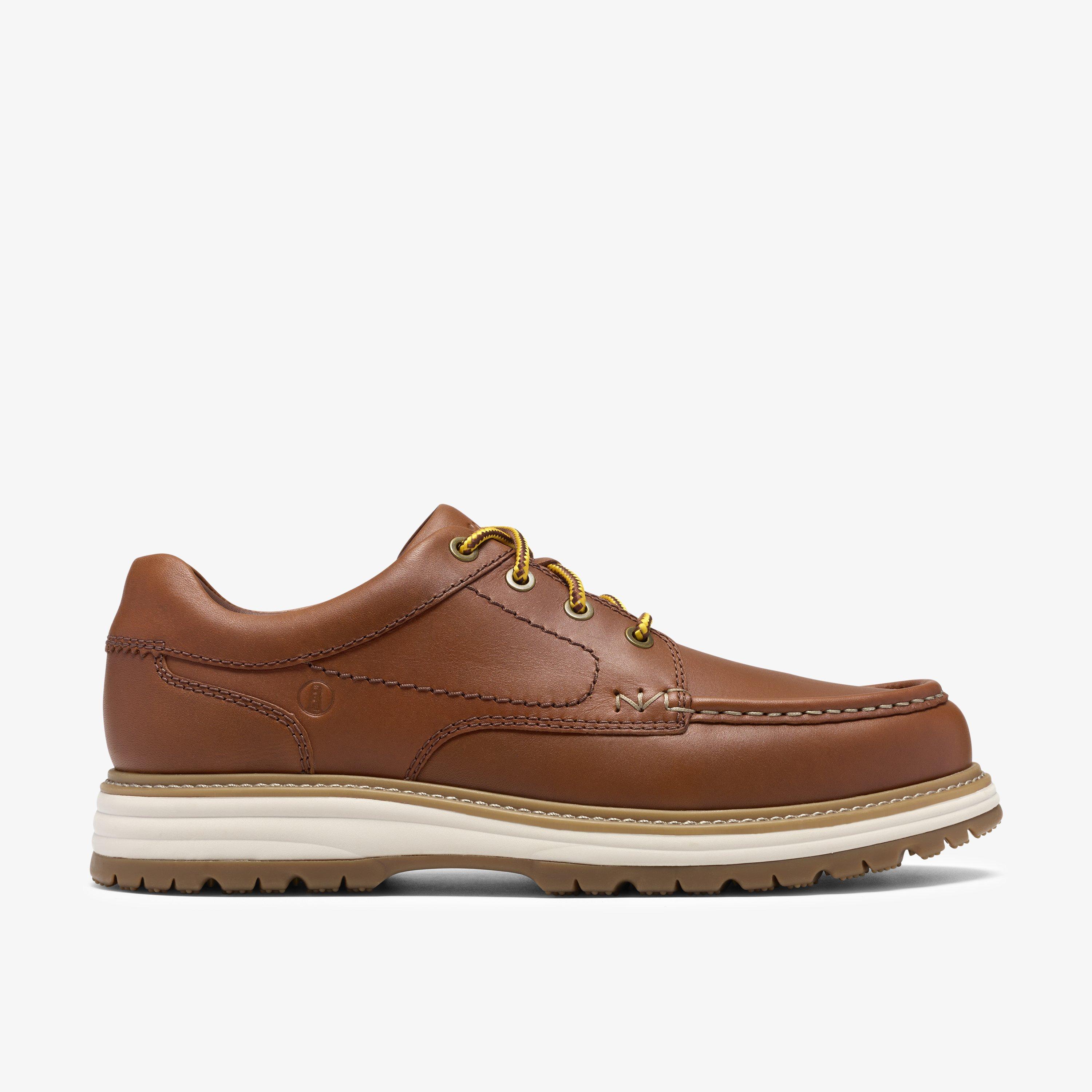 Melbury Lace Dark Tan Leather Lace Up, view 1 of 6