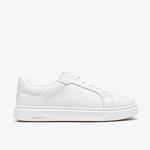 Code Lace in White Leather