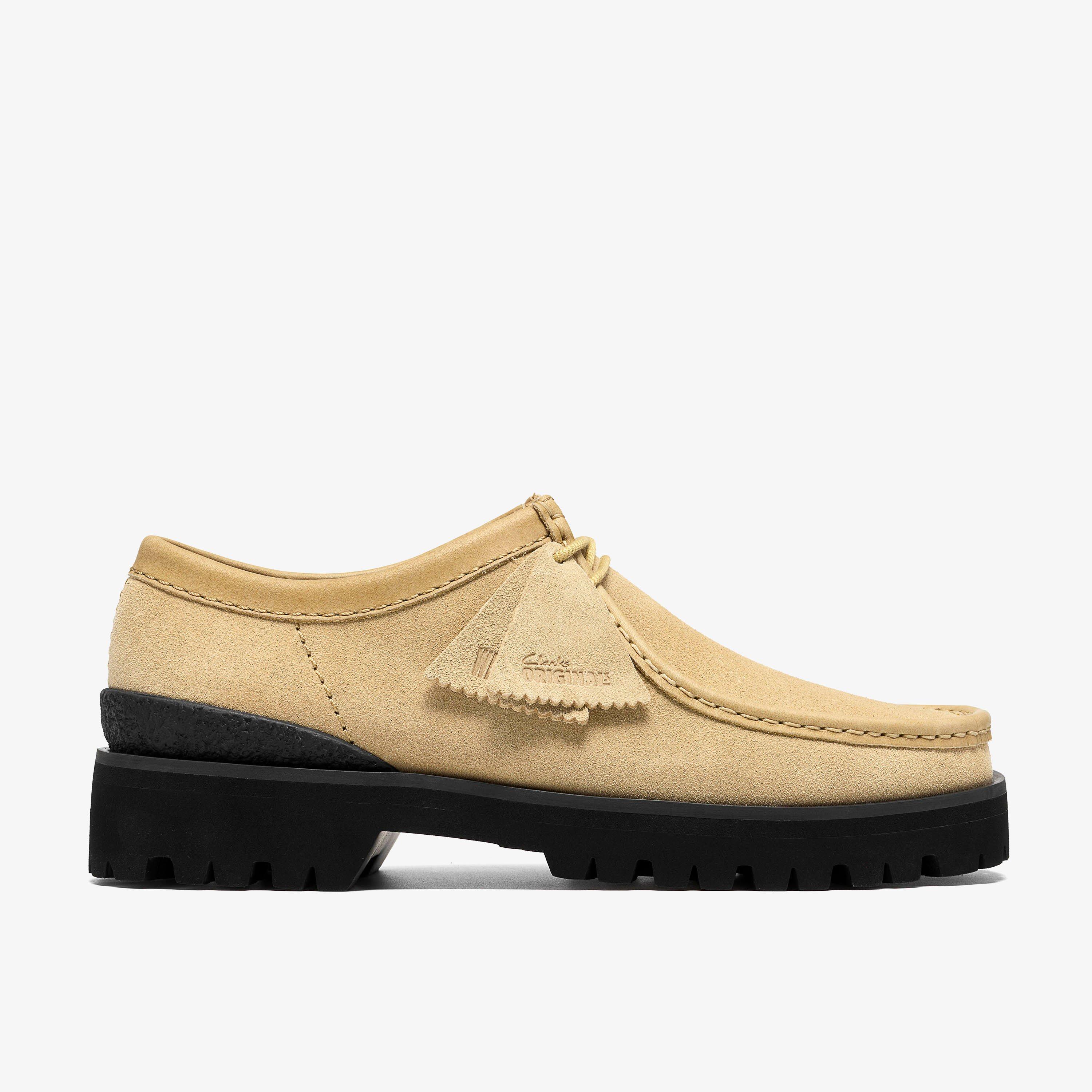Walla Yukoner Maple Combination Suede Wallabee Lace Up, view 1 of 8