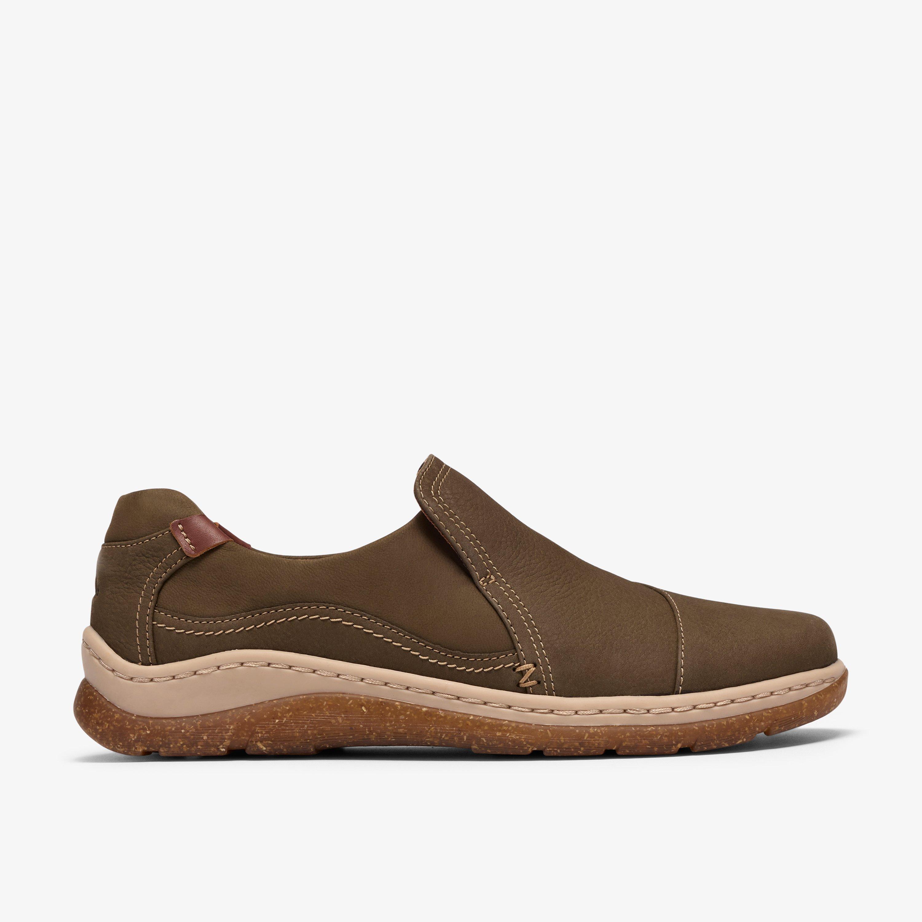 Orlene Slip Dark Olive Slip Ons Clogs & Mules, view 1 of 6