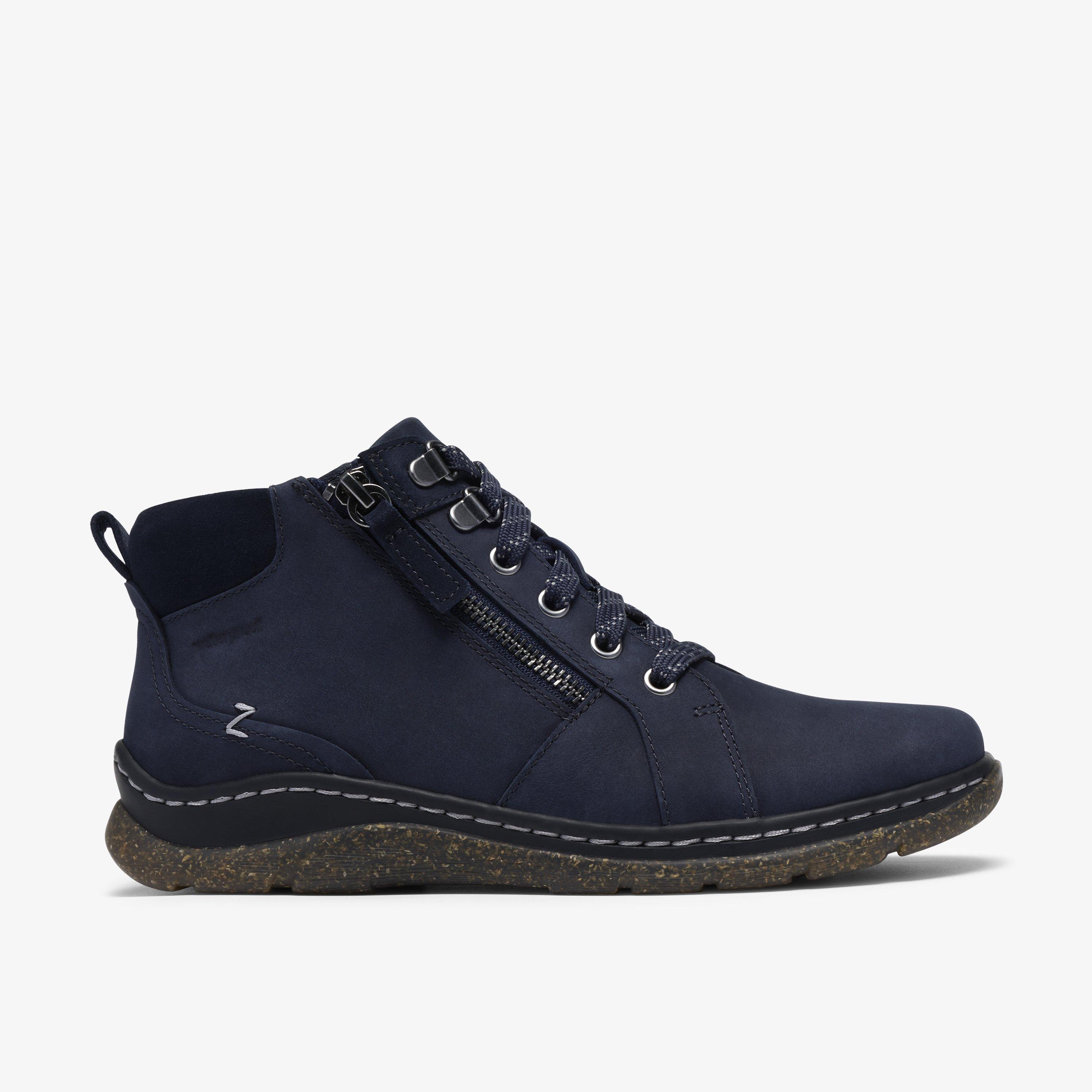 Orlene Top Waterproof  Navy Suede Chelsea Boots, view 1 of 6