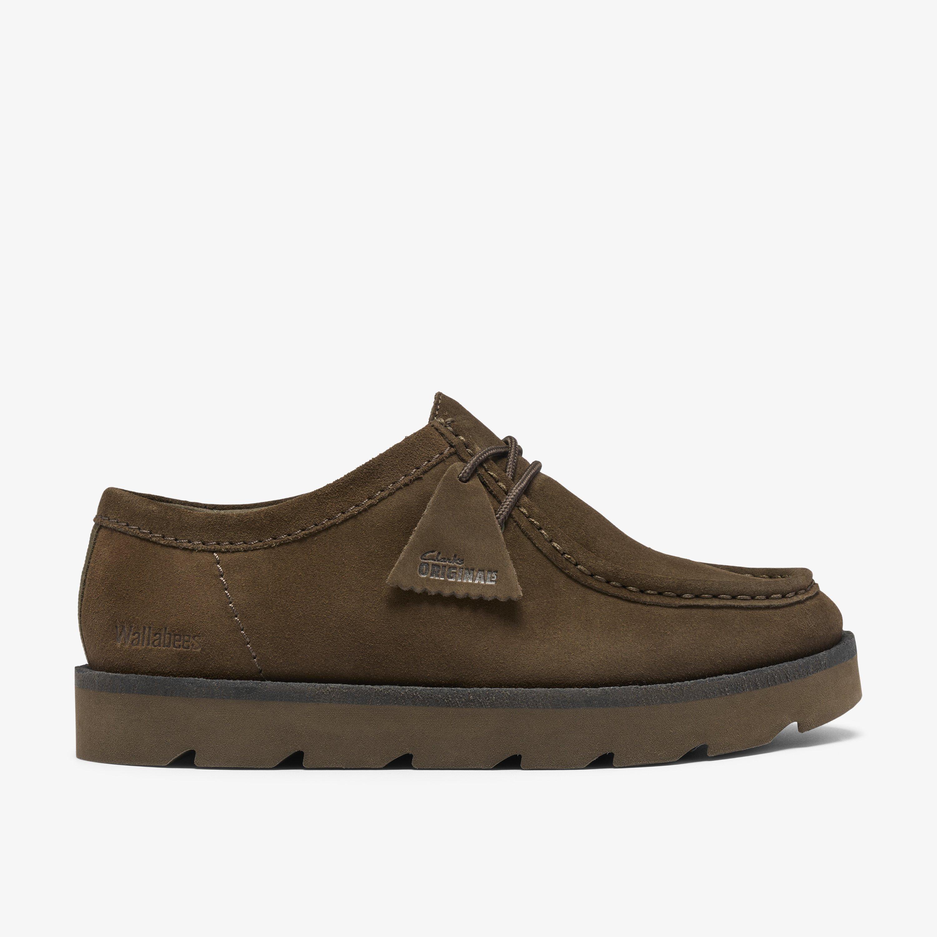Meare Walla Dark Olive Suede Wallabees, view 1 of 8