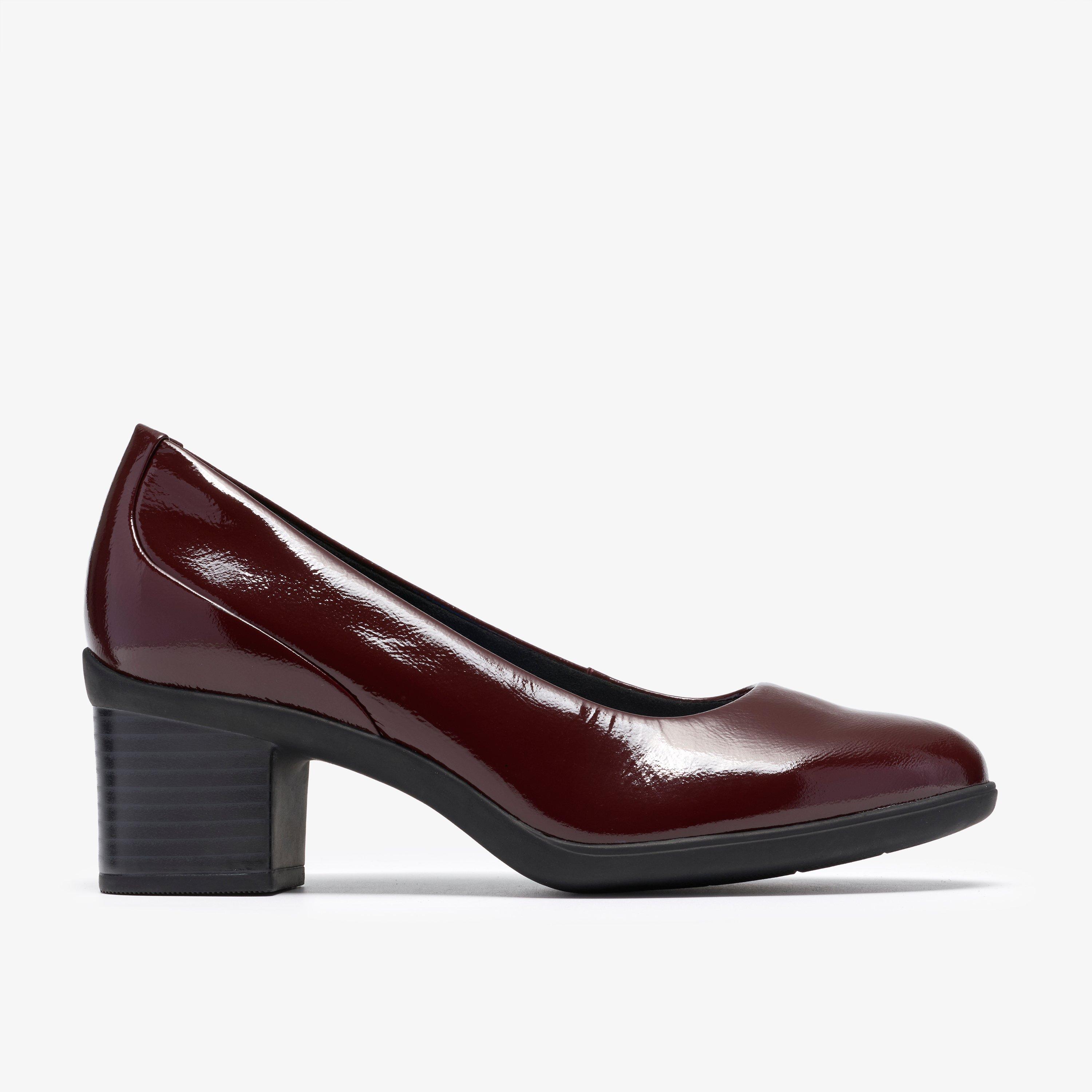 Shaya Poppy Burgundy Pumps Block Heel, view 1 of 6