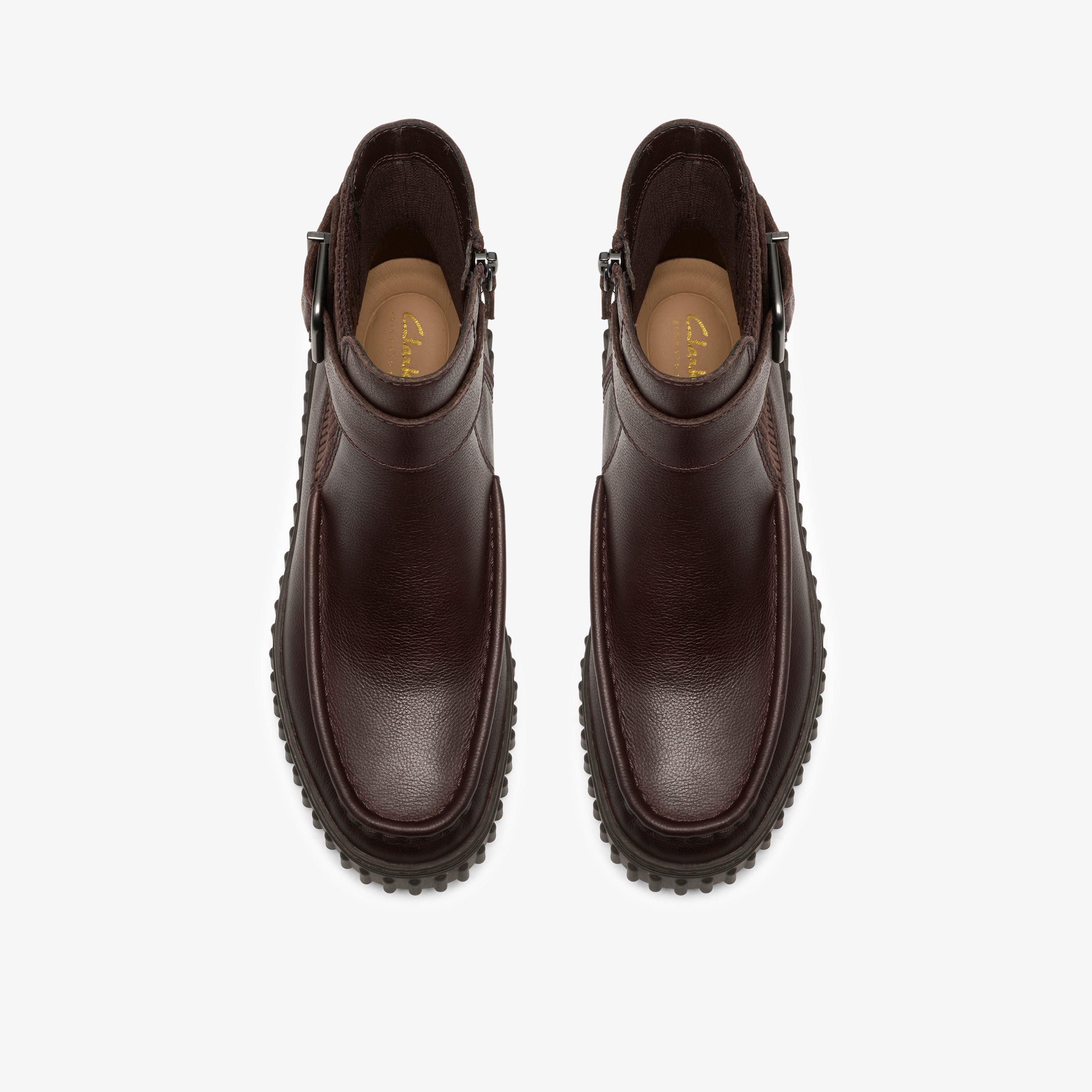 Torhill Buckle Dark Brown Leather Ankle Boots Chelsea Boots Torhill, view 6 of 6