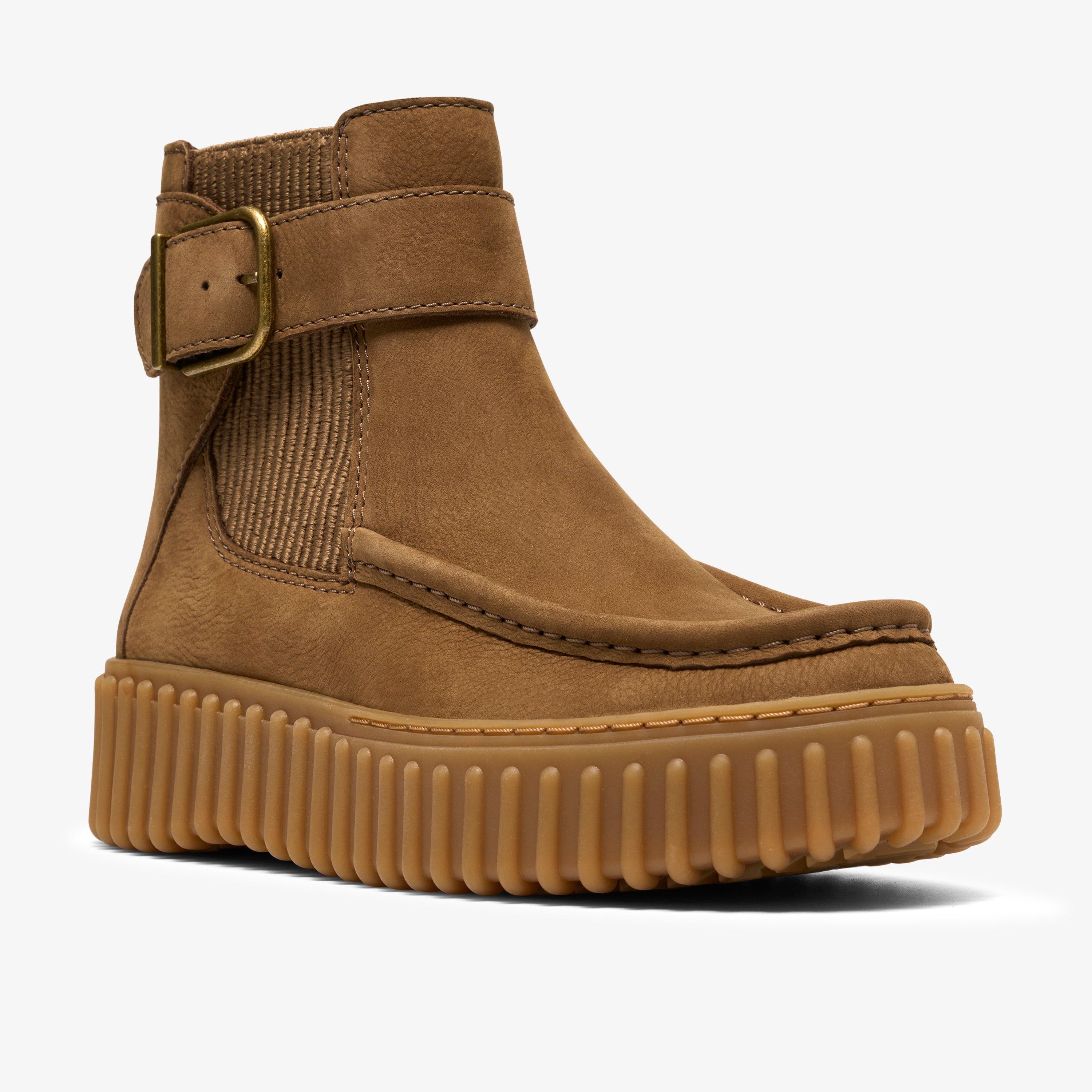 Torhill Buckle Walnut Nubuck Ankle Boots Chelsea Boots Torhill, view 4 of 6