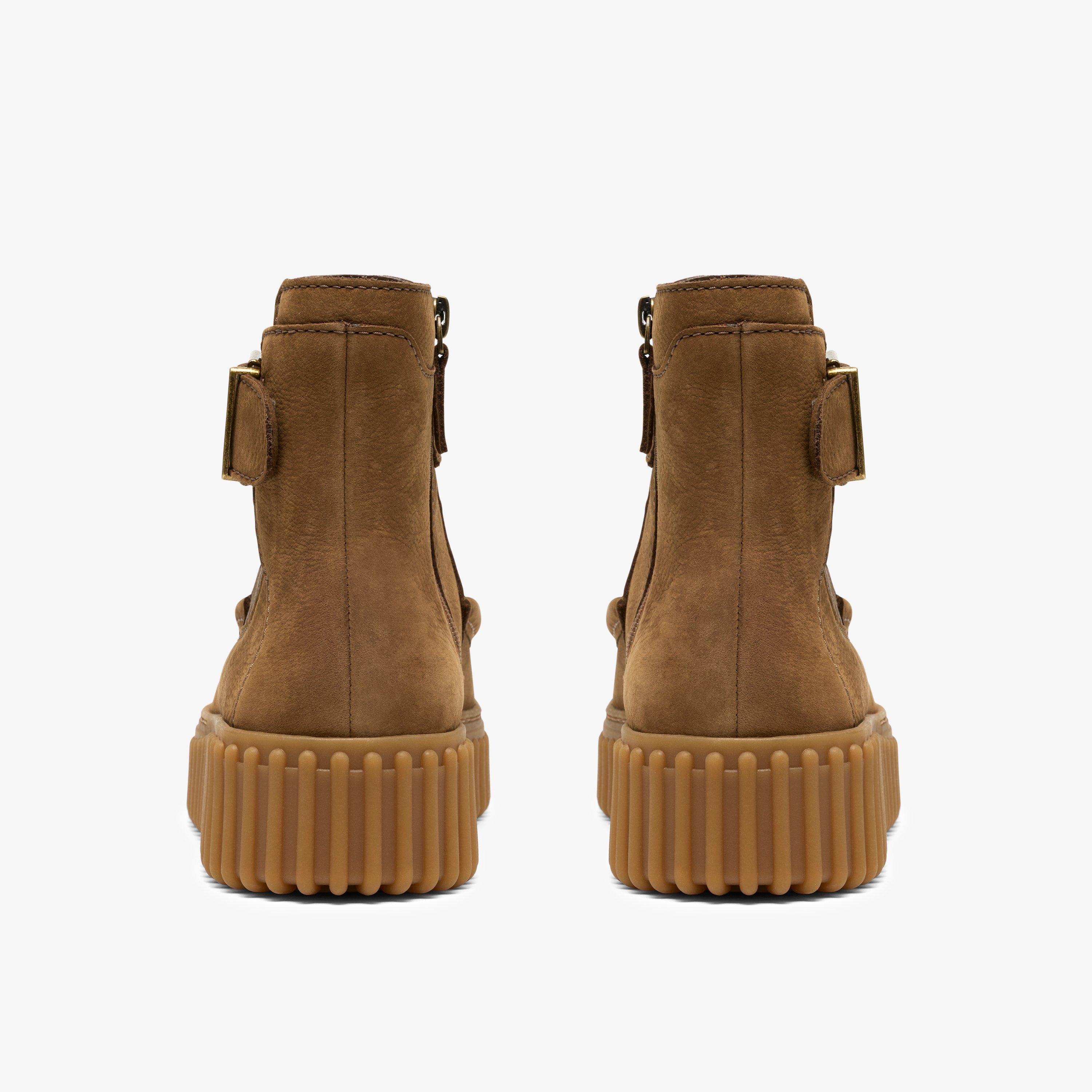 Torhill Buckle Walnut Nubuck Ankle Boots Chelsea Boots Torhill, view 5 of 6