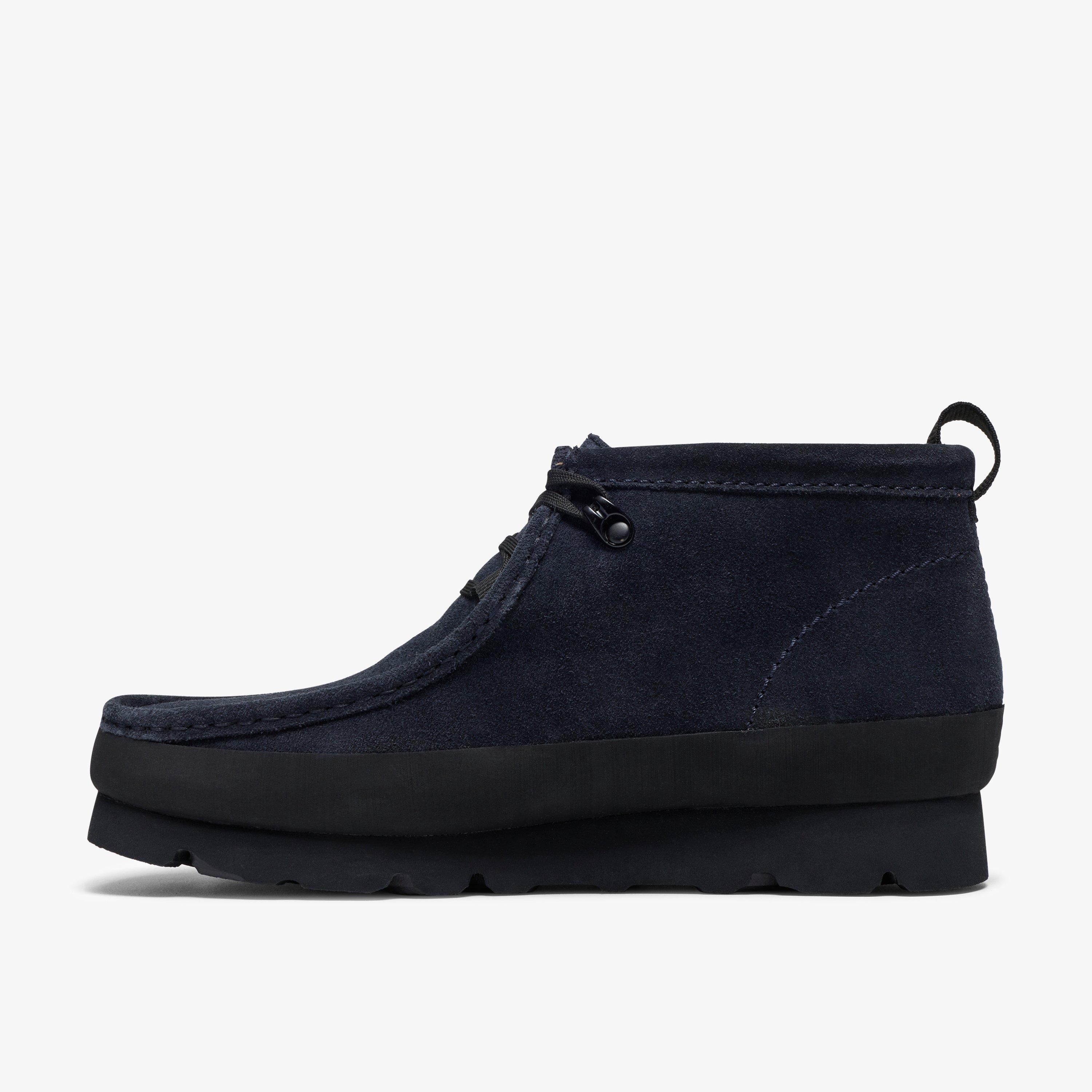 Walla Boot GORE-TEX Rand Ink Suede Ankle Boots Wallabee Lace Up, view 2 of 8