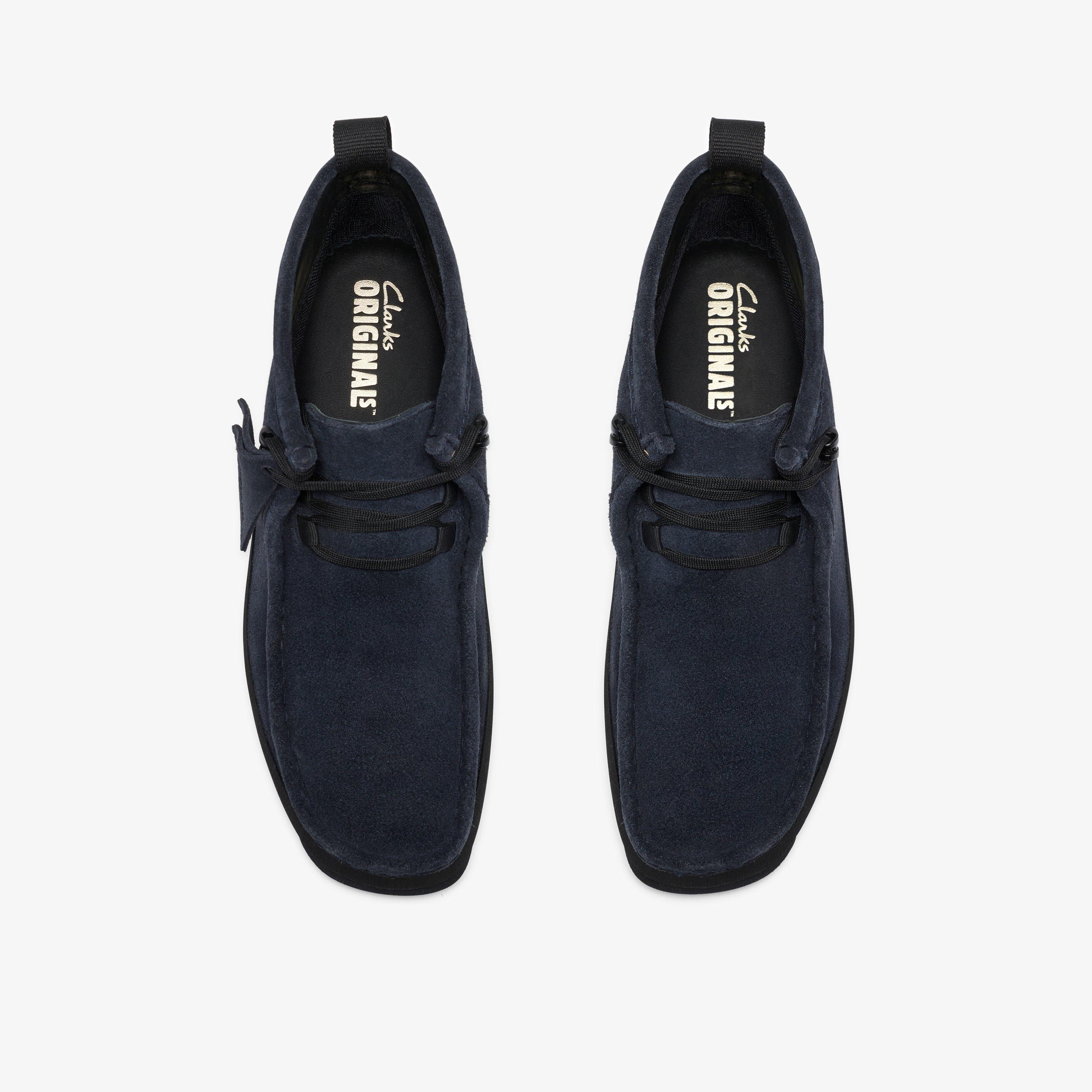Walla Boot GORE-TEX Rand Ink Suede Ankle Boots Wallabee Lace Up, view 6 of 8