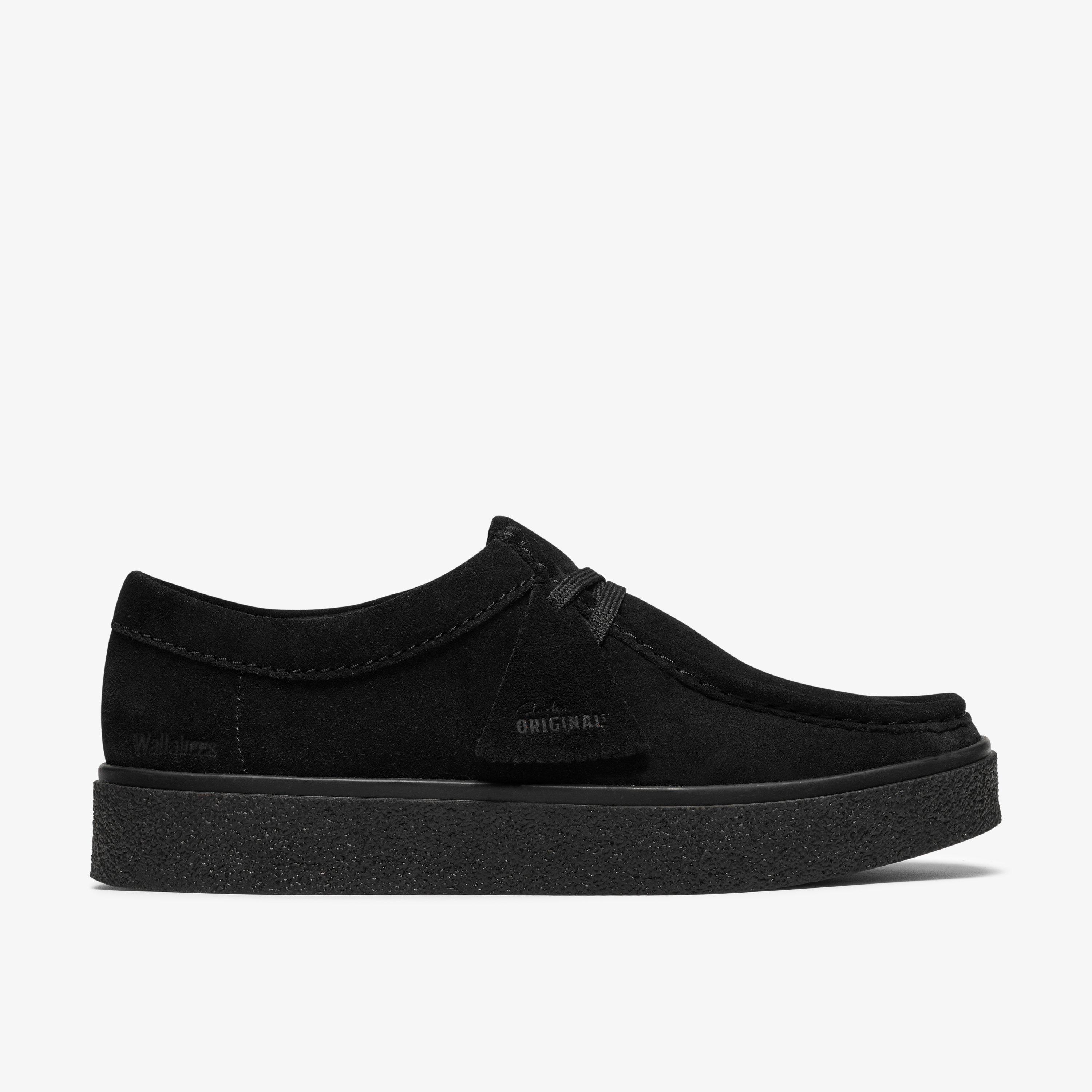 Boxbee Walla Noir/Suède noir Wallabee Chaussures à lacets, view 1 of 8