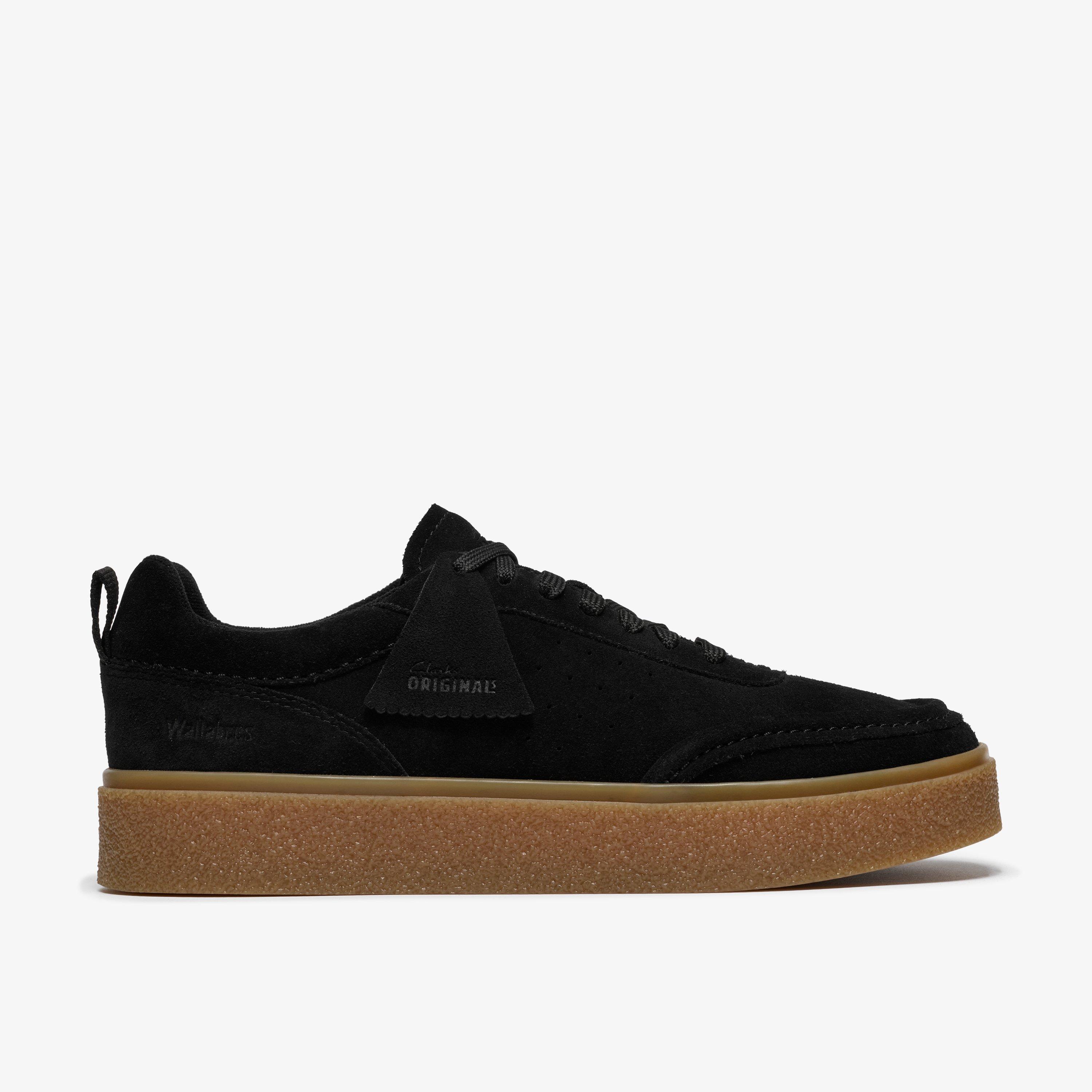 Boxbee Lace Black Suede Wallabee Lace Up, view 1 of 8