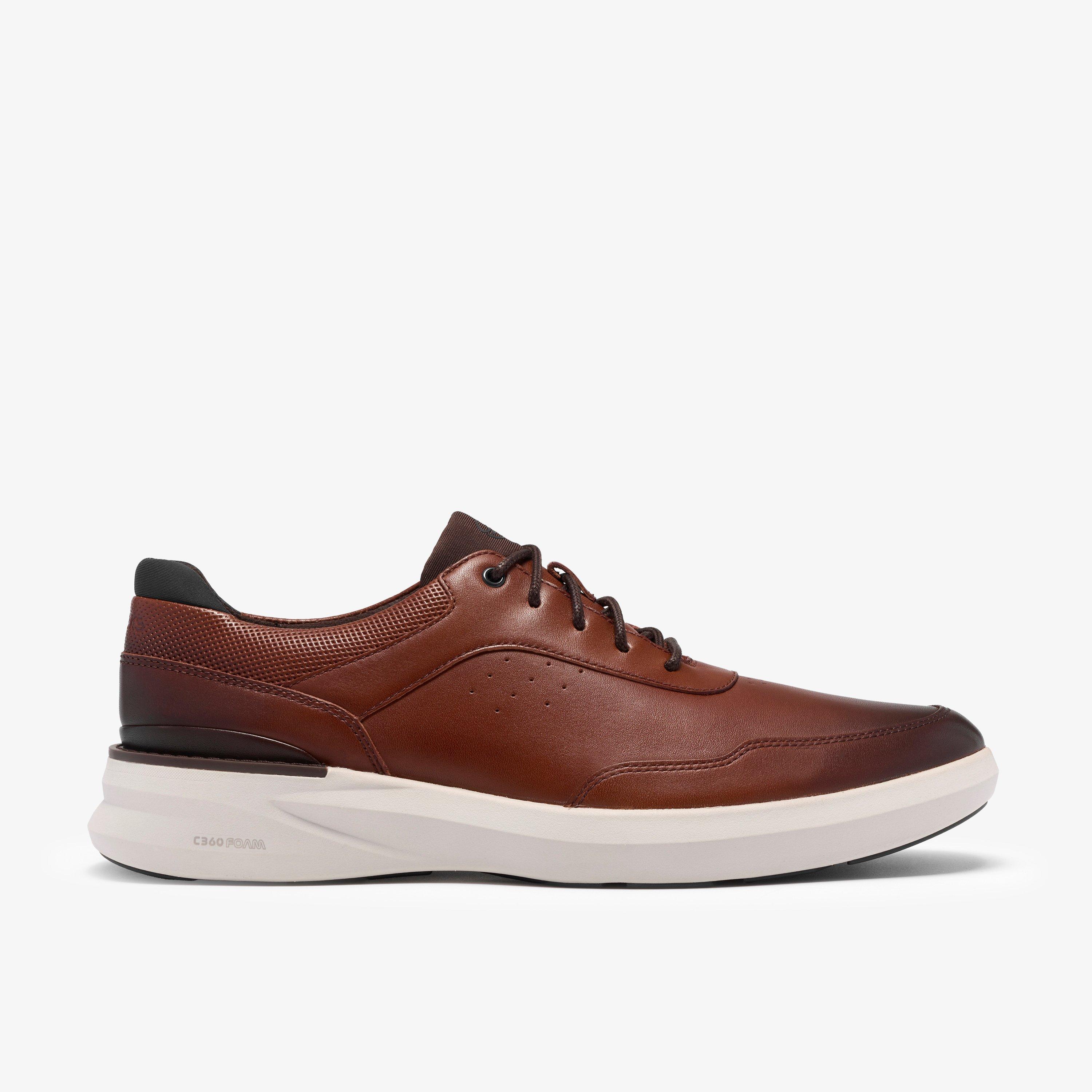 Code H Vibe Tan Combination Oxfords, view 1 of 6