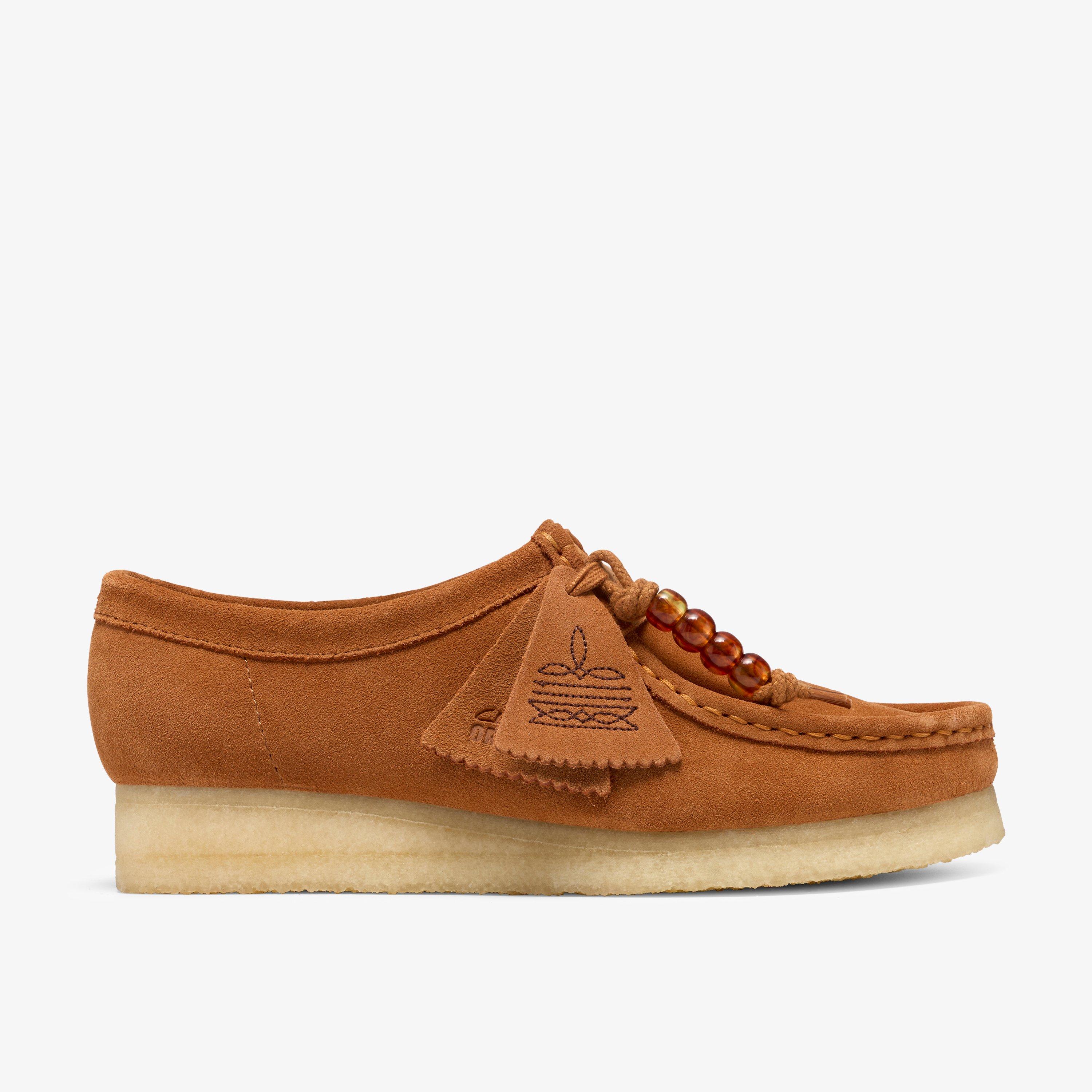 Wallabee. Ginger Suede Wallabees Lace Up, view 1 of 8