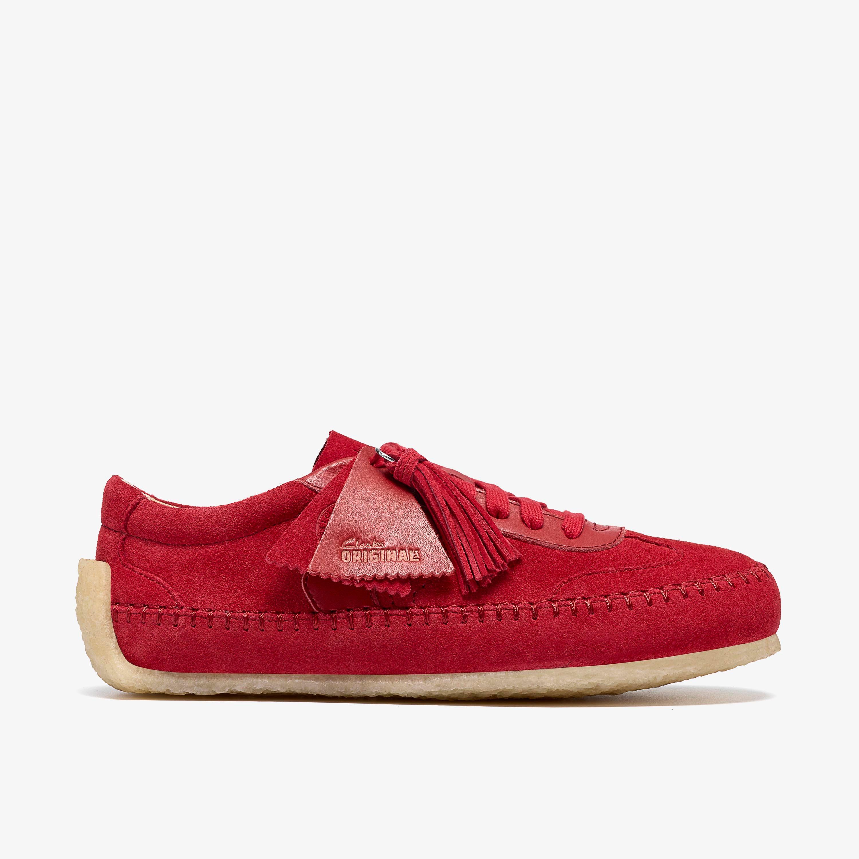 Tor Low Red Suede Lace Up, view 1 of 8