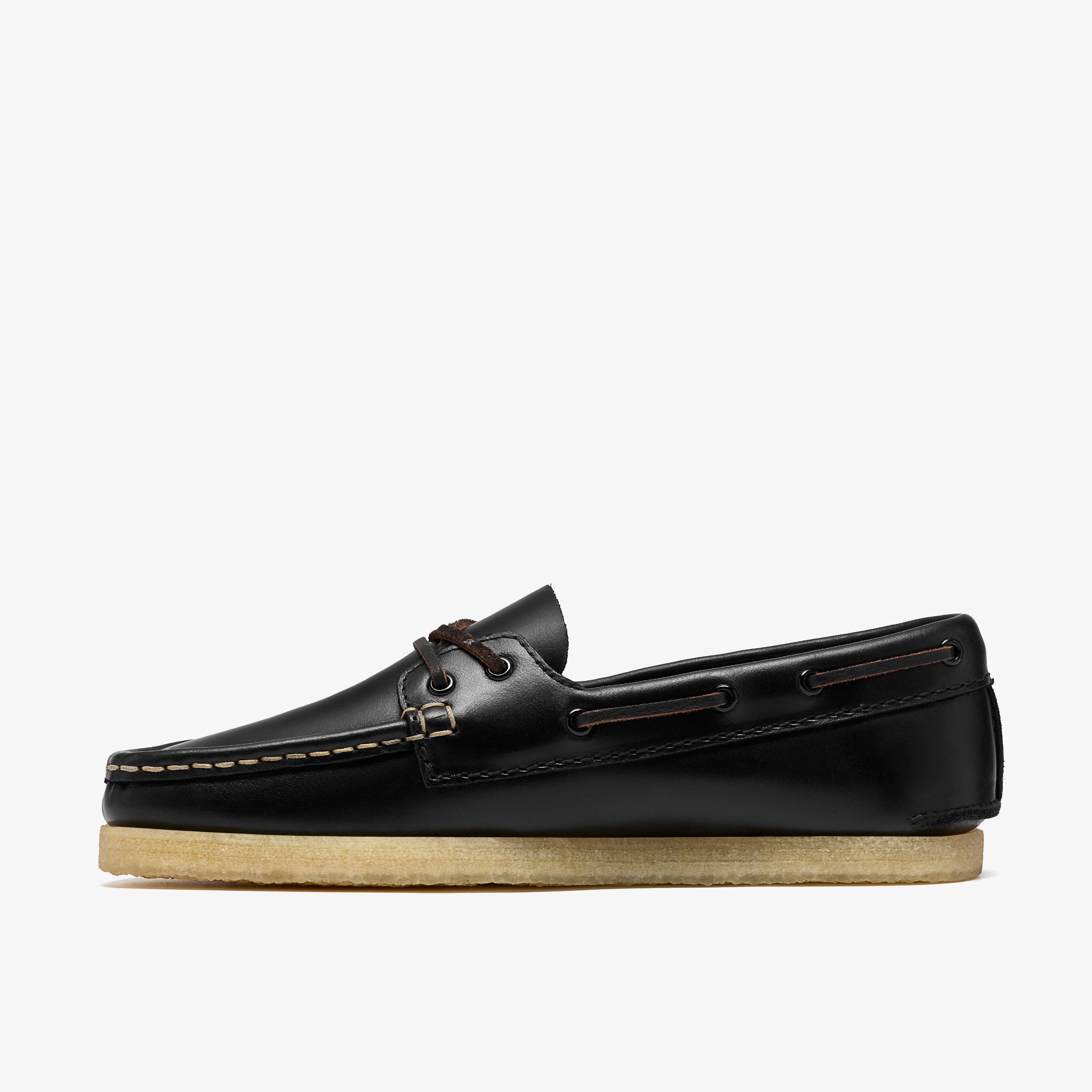 Godney Boat — Black (alternate view)