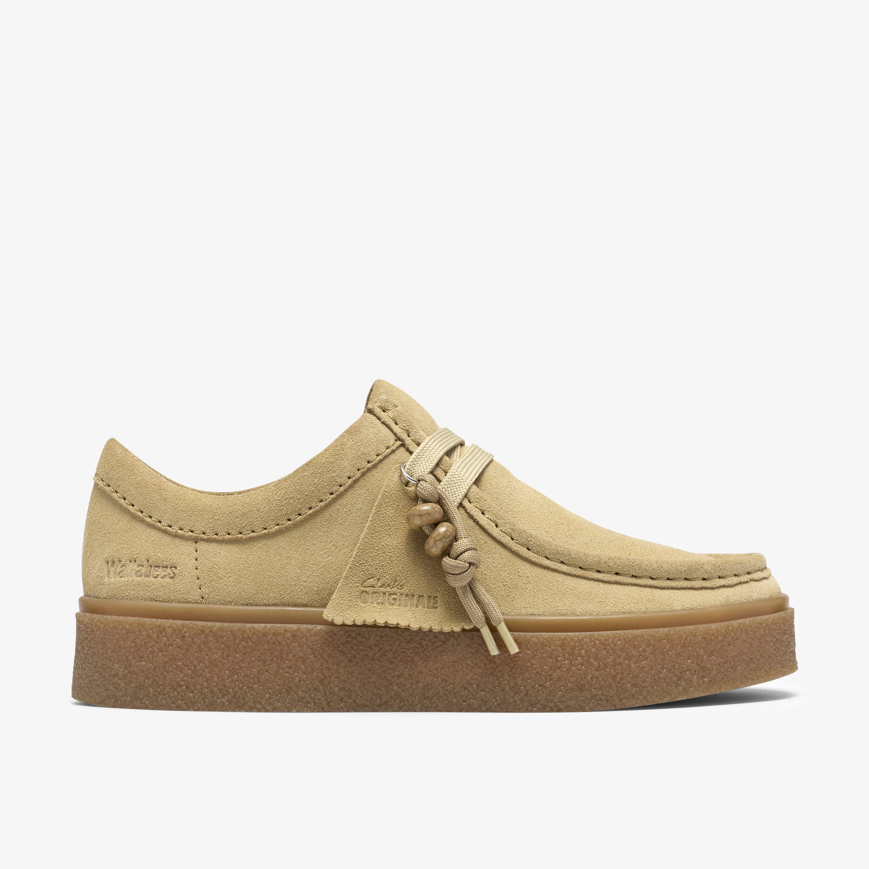 Boxbee Walla. Daim marron érable Wallabee Chaussures à lacets, view 1 of 8