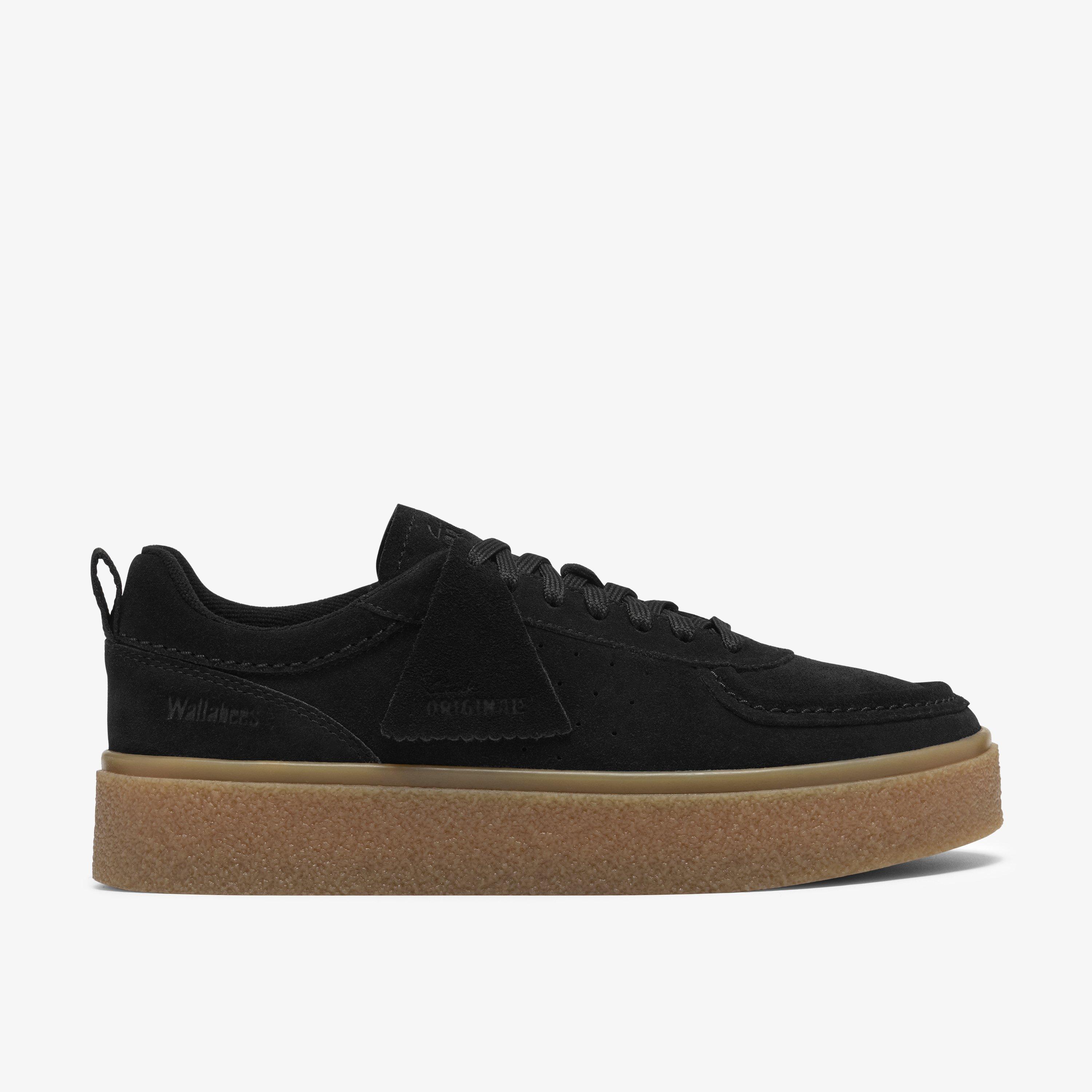 Boxbee Lace Black Suede Wallabee Lace Up, view 1 of 8