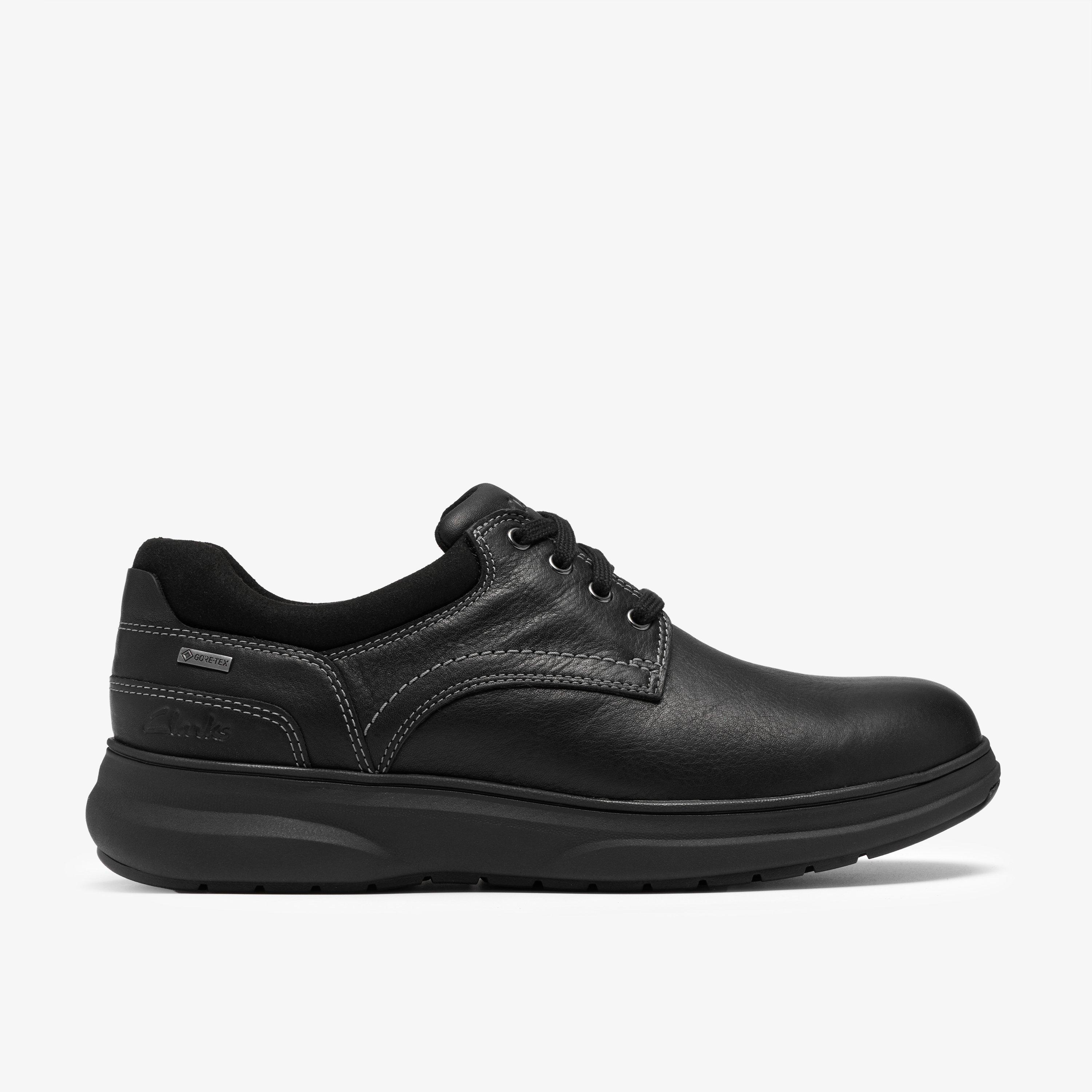 Mullan Ox GORE-TEX Black Leather Derby Shoes, view 1 of 6