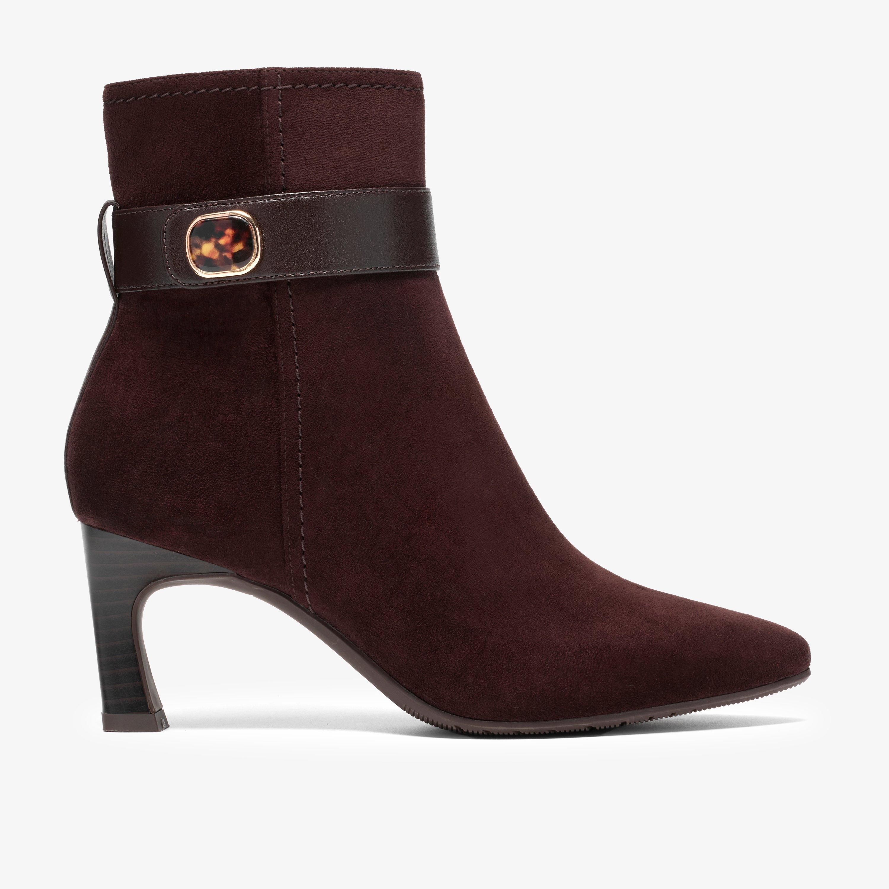 Tammitha Nora Dark Brown Ankle Boots, view 1 of 6