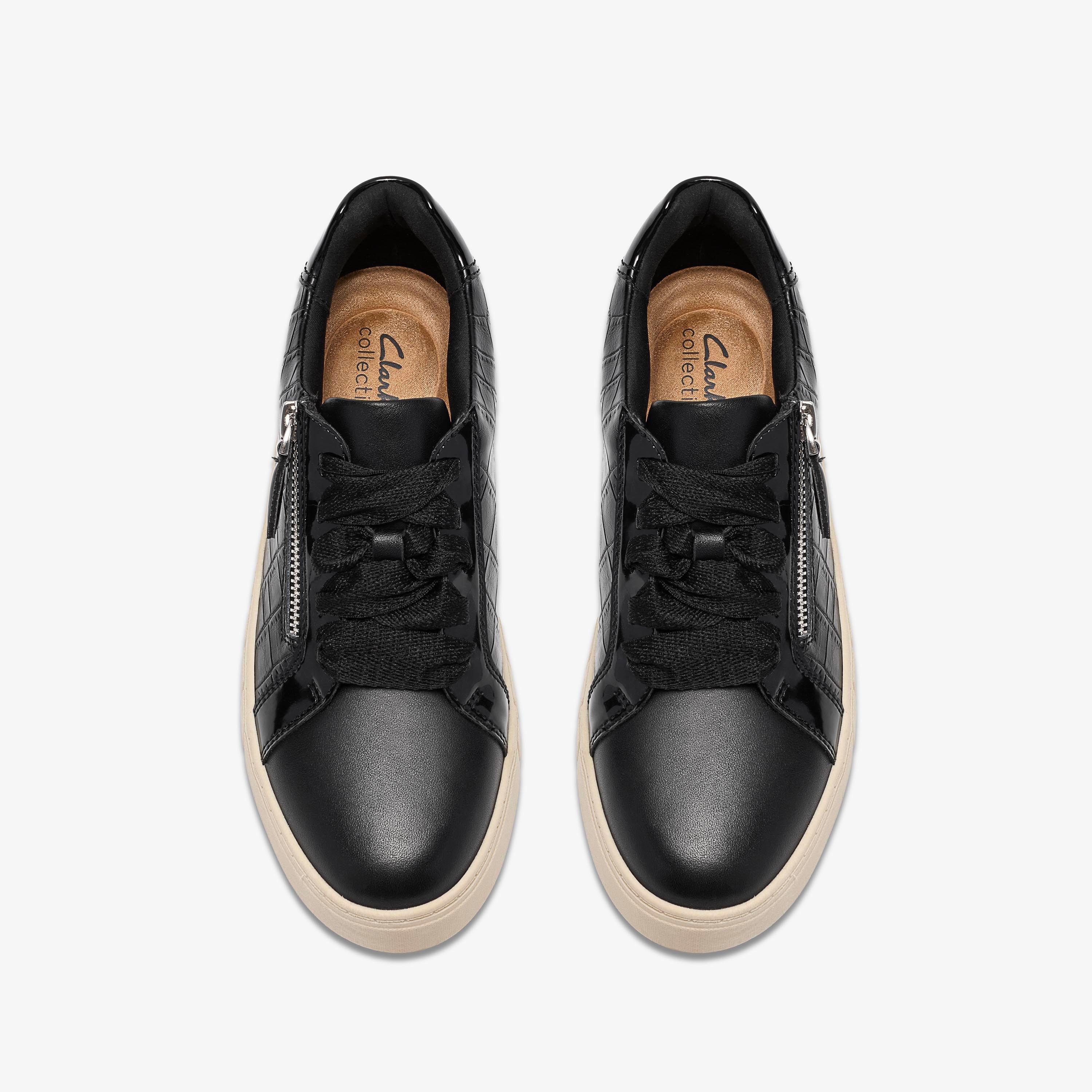 Mykah Joy Black Interest Trainers Lace Up, view 6 of 6