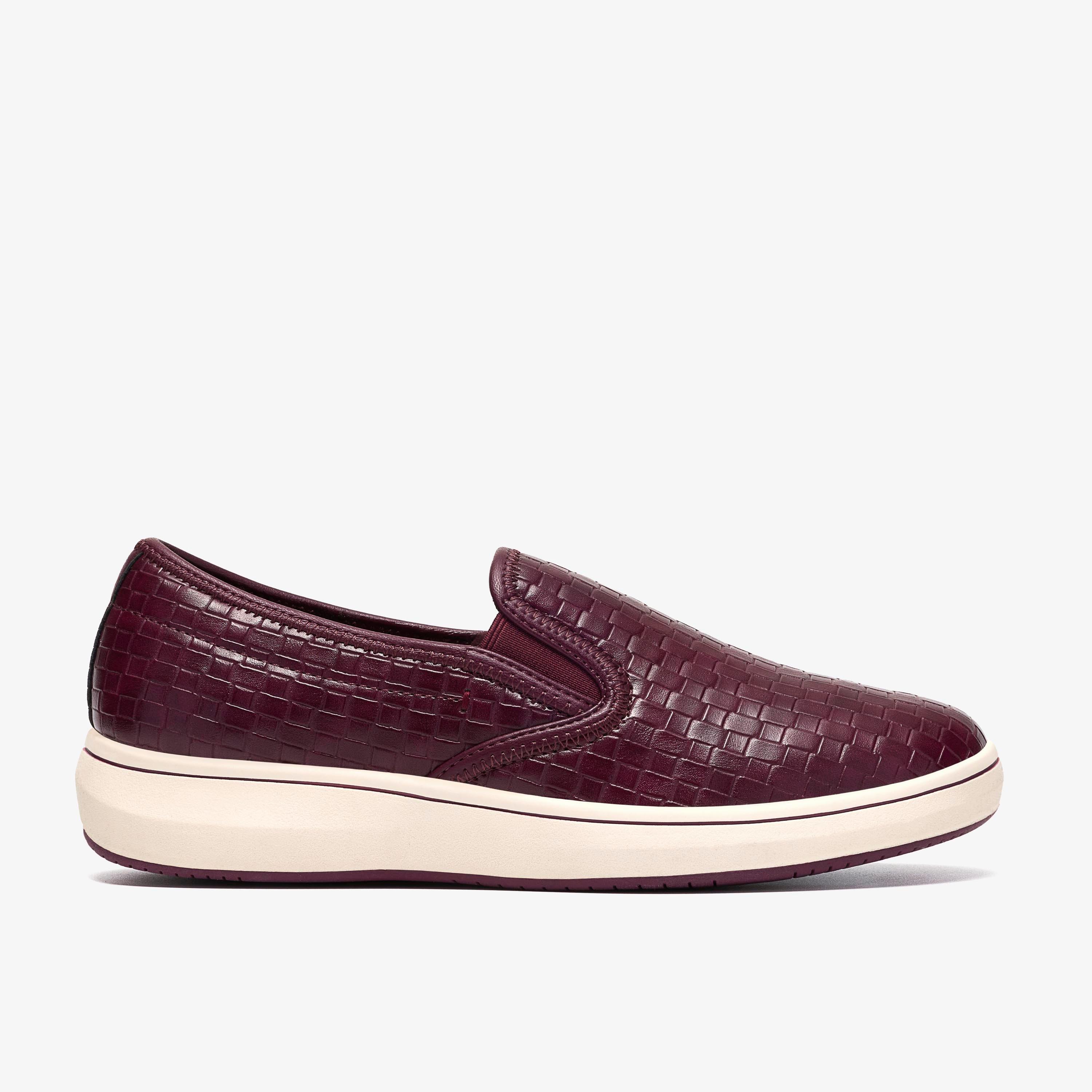 BreezeSky Zoe Wine Interest Slip-Ons, view 1 of 6