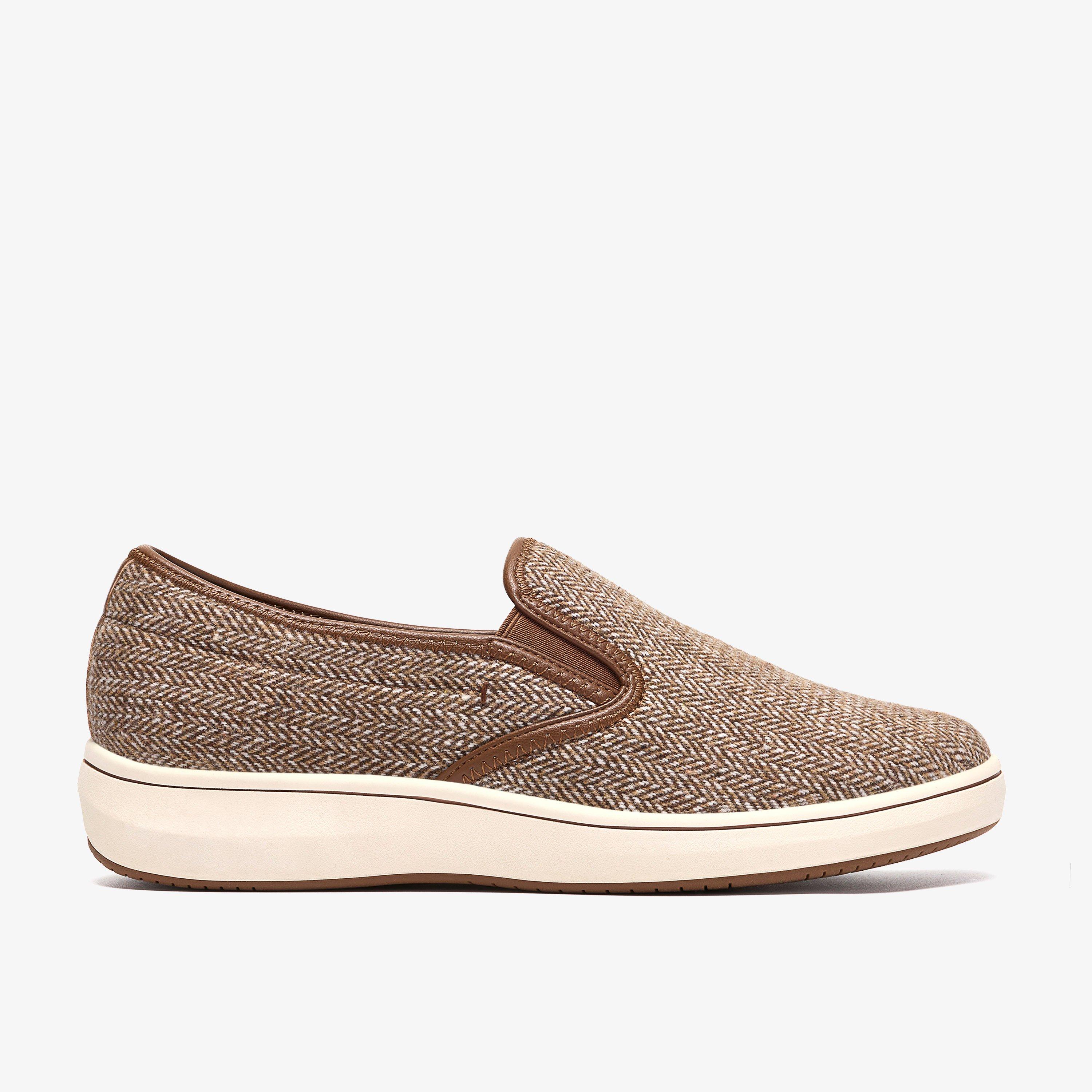 BreezeSky Zoe Mid Tan Slip-Ons, view 1 of 6
