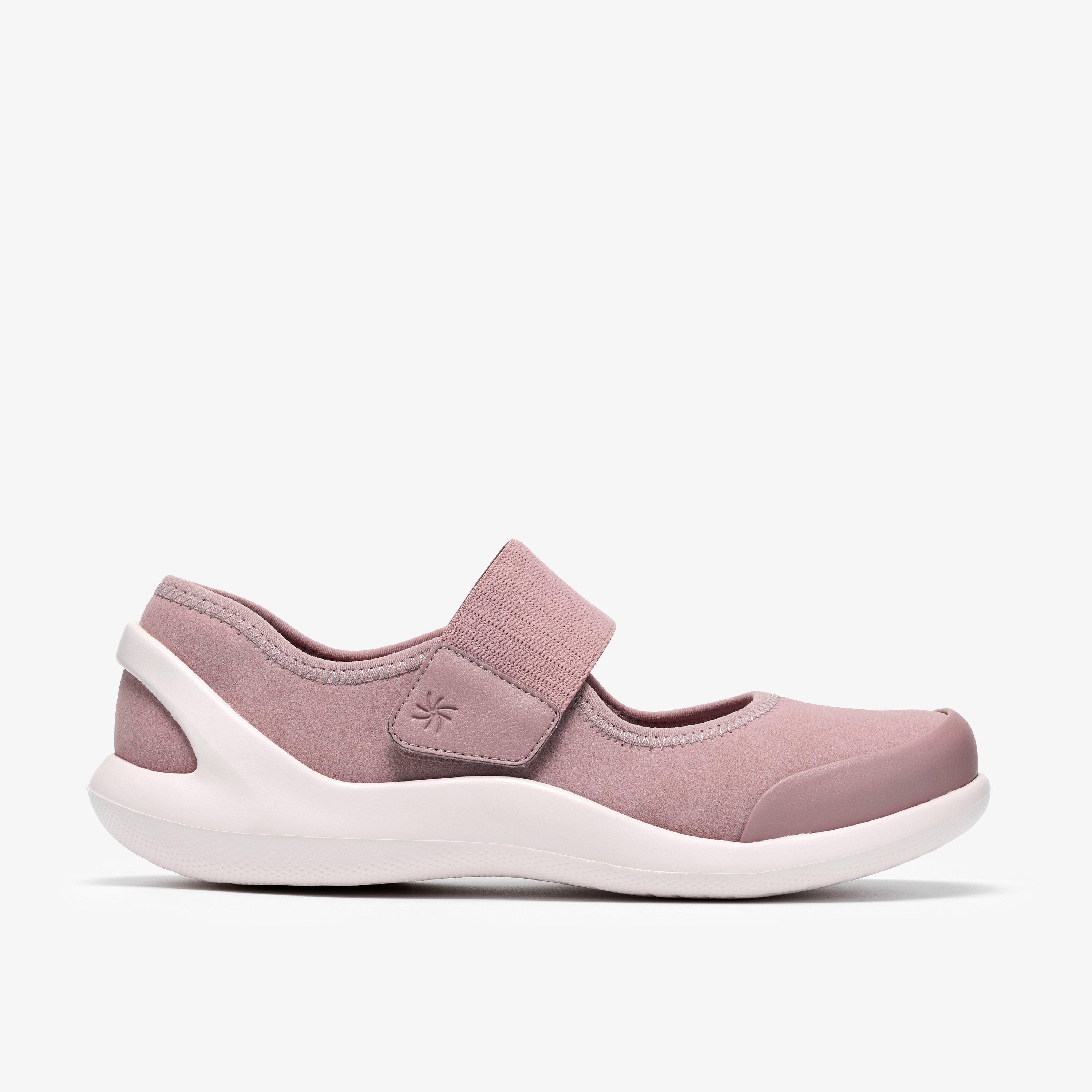 Solevana Strap Dusty Rose Interest Mary Jane Trainers, view 1 of 6