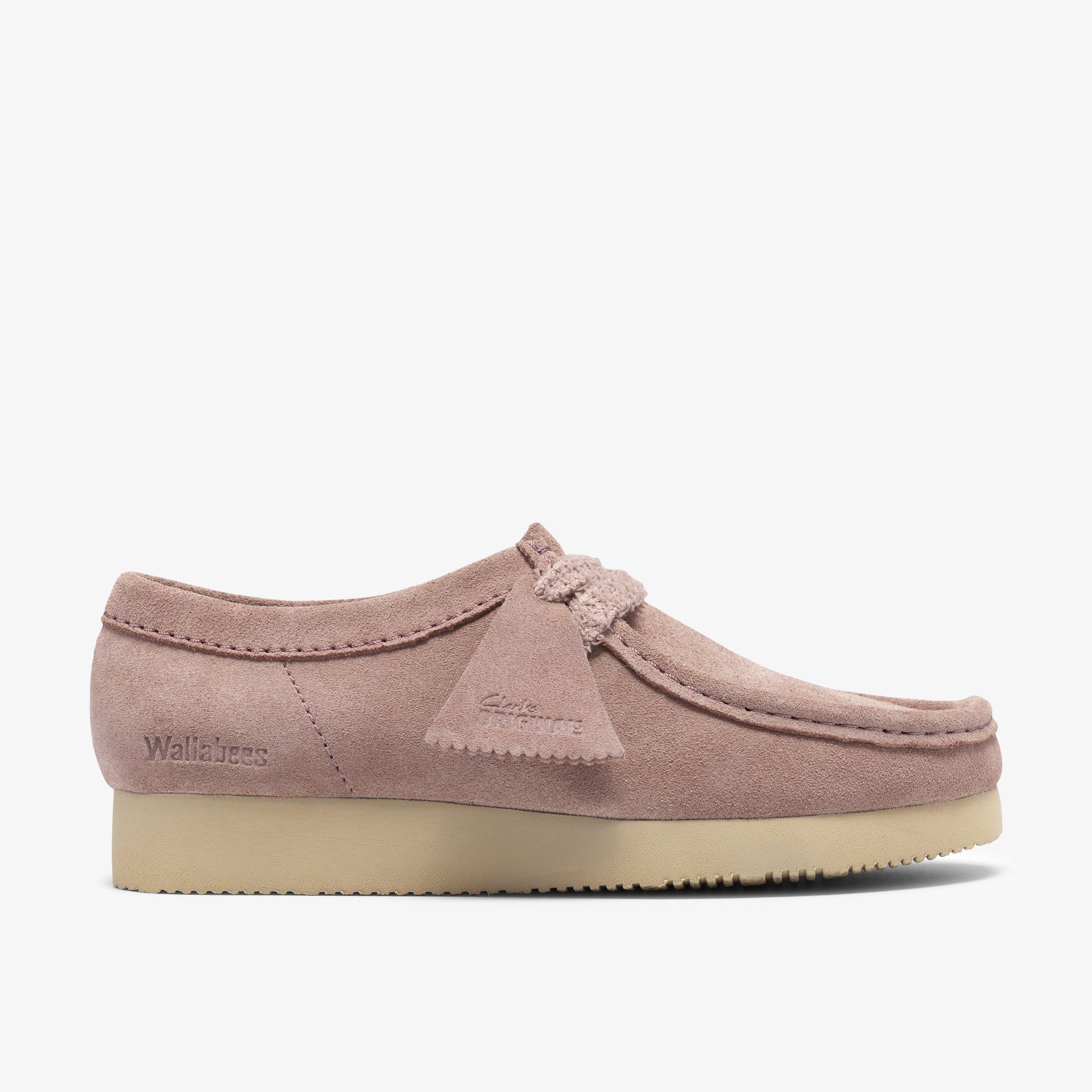 Wallabee Lite Dusty Pink Suede Wallabee Lace Up, view 1 of 9