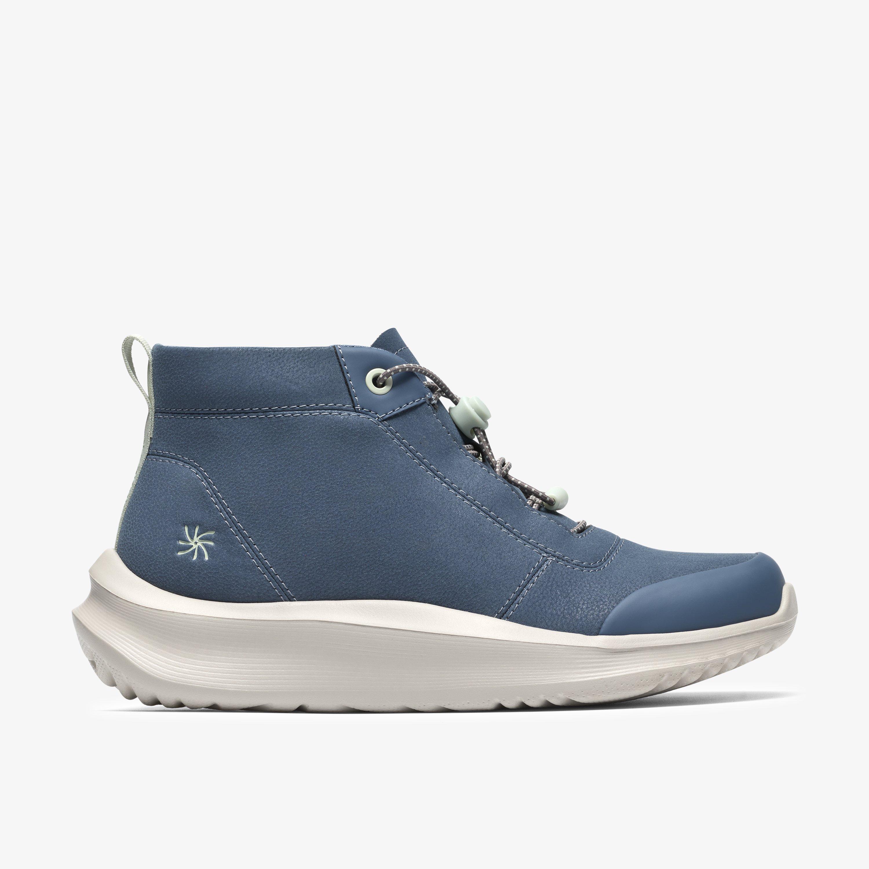 Solevana Clara Denim Blue Ankle Boots, view 1 of 6