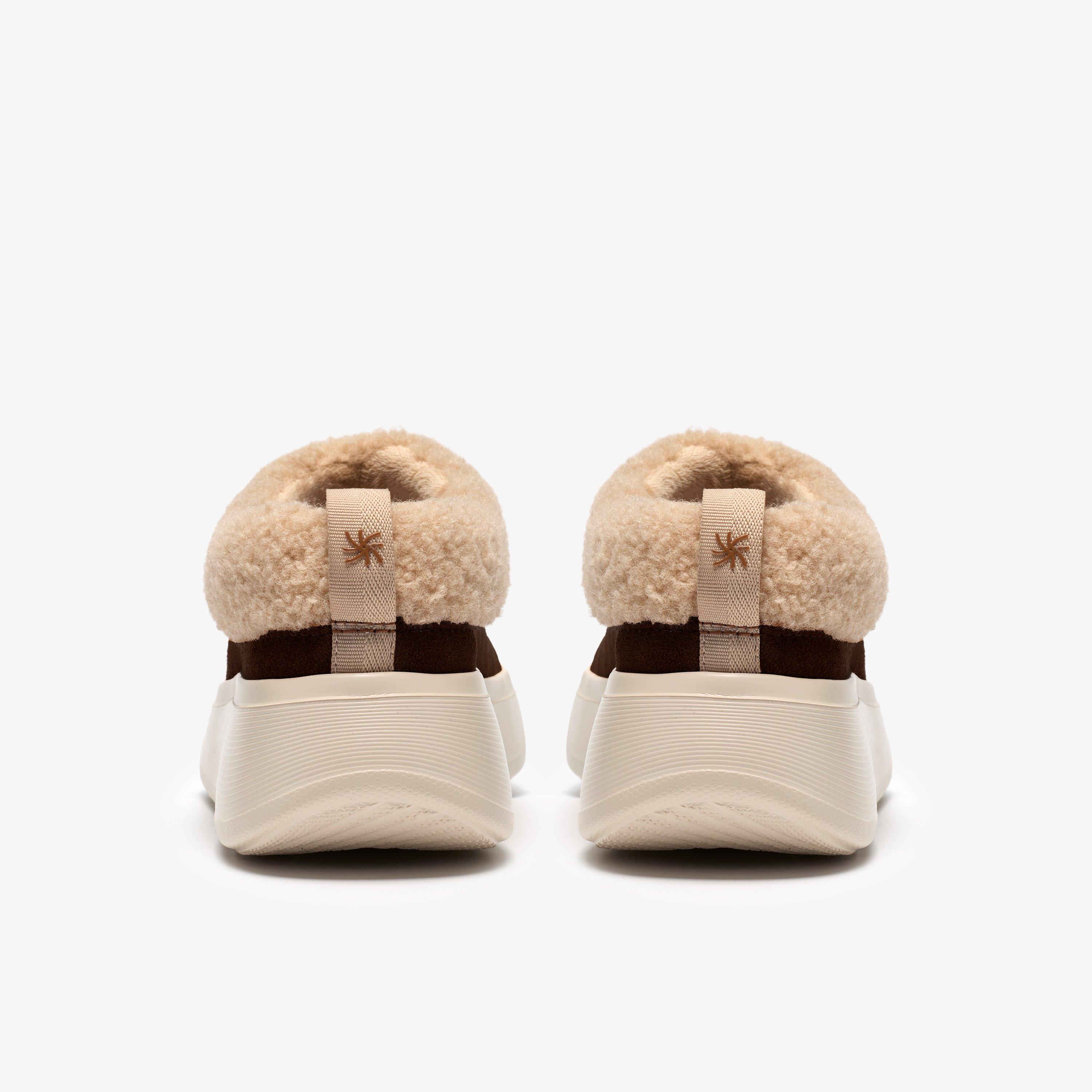Solevana Cozy Dark Brown Mules Slip Ons, view 5 of 6