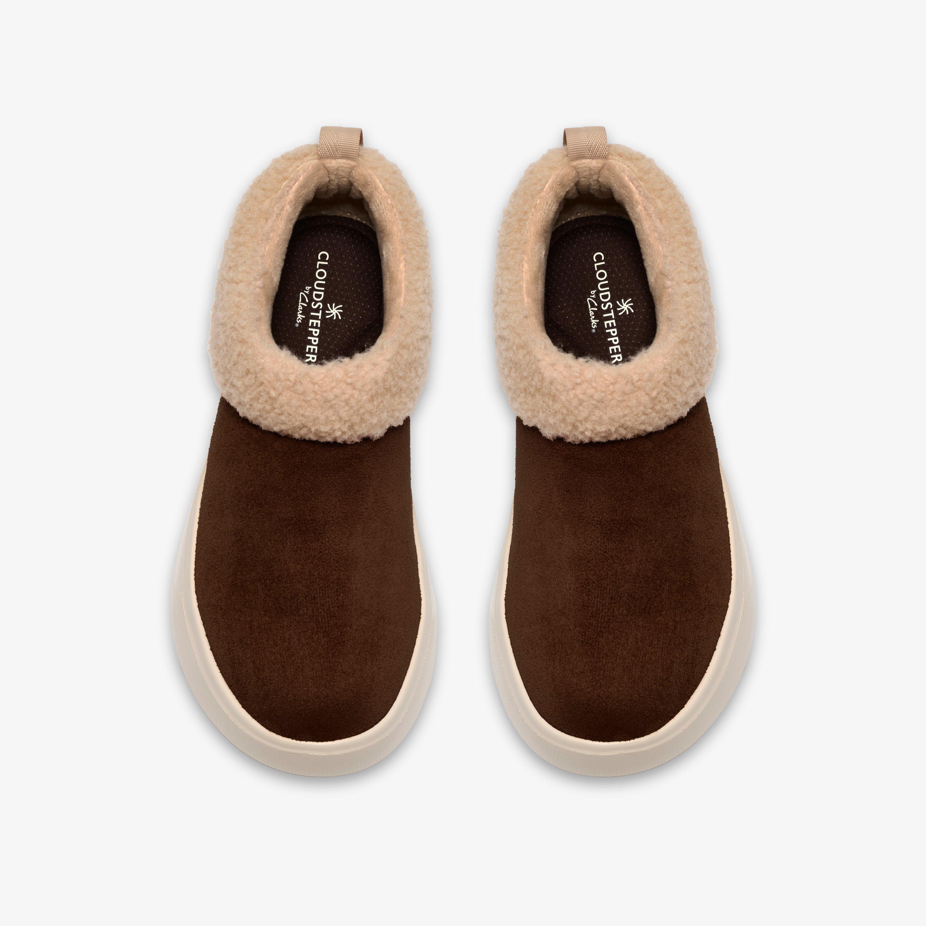 Solevana Cozy Dark Brown Mules Slip Ons, view 6 of 6