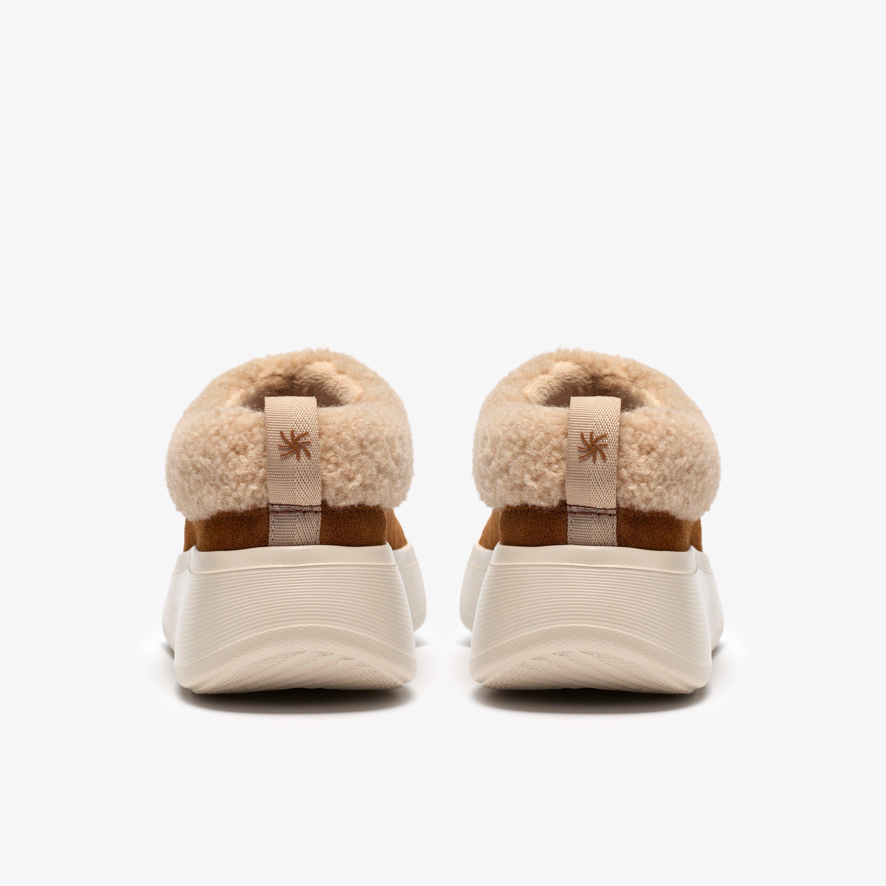 Solevana Cozy Tan Mules Slip Ons, view 5 of 6