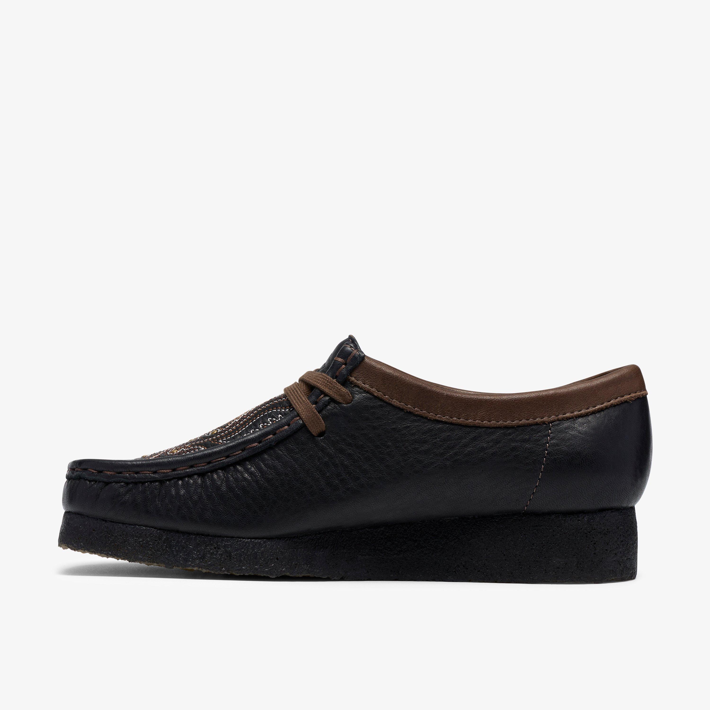 Womens Wallabee. Black Interest Shoes | Clarks