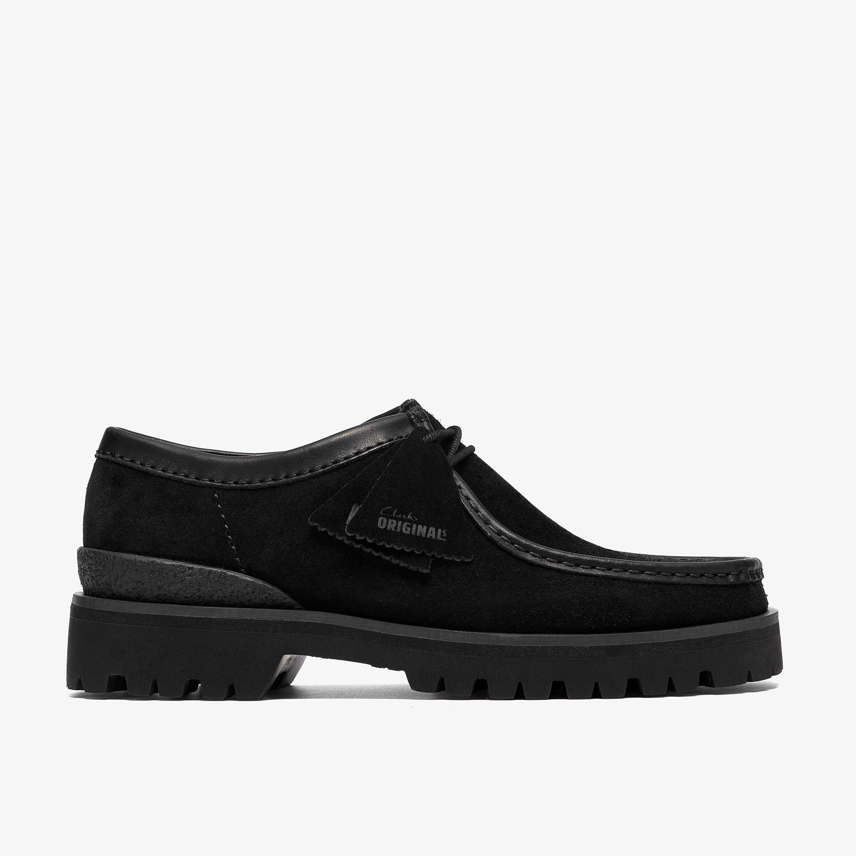 Walla Yukoner Black Combination Suede Wallabees, view 1 of 8
