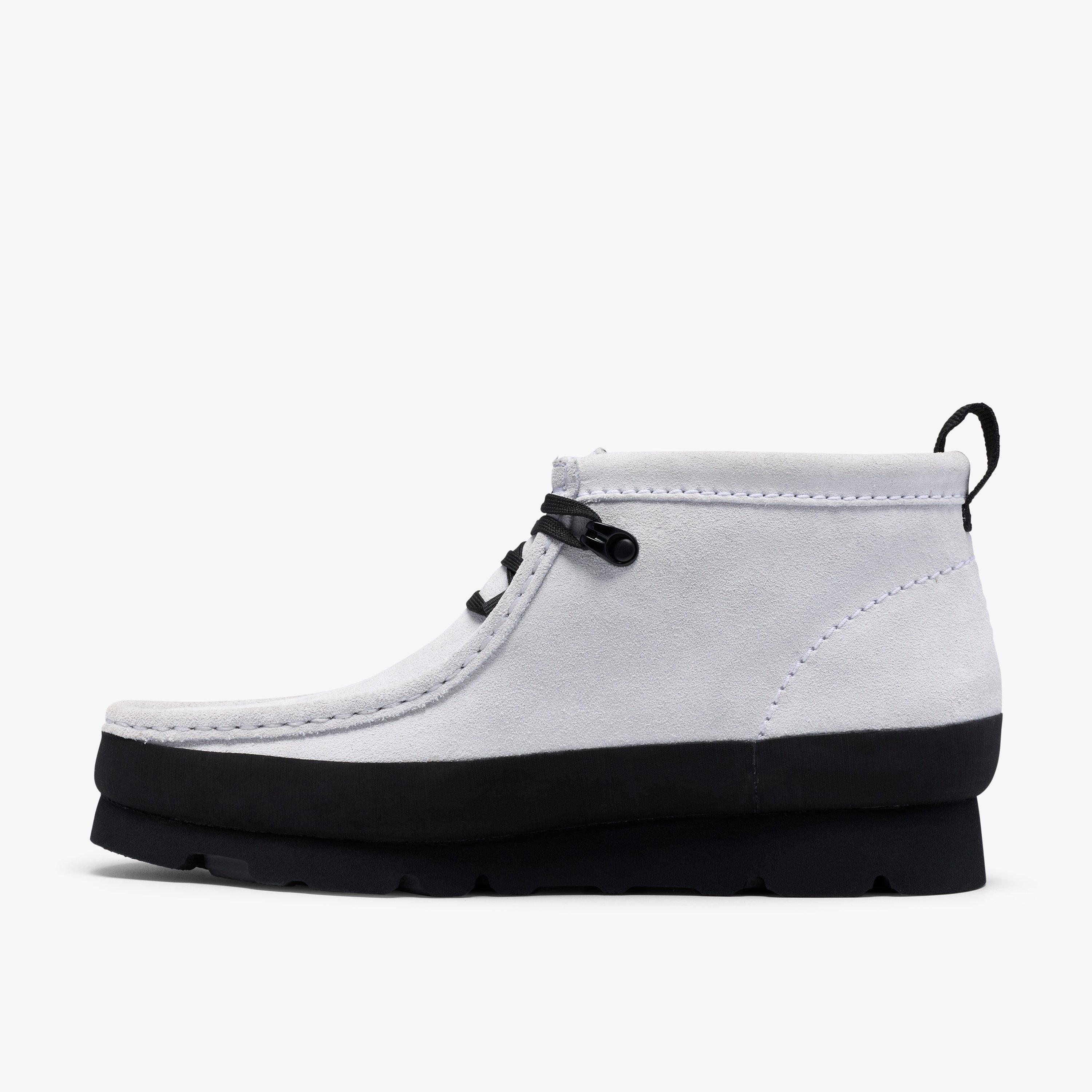 Walla Boot GORE-TEX Ice Blue Suede Ankle Boots Wallabee Lace Up, view 2 of 8