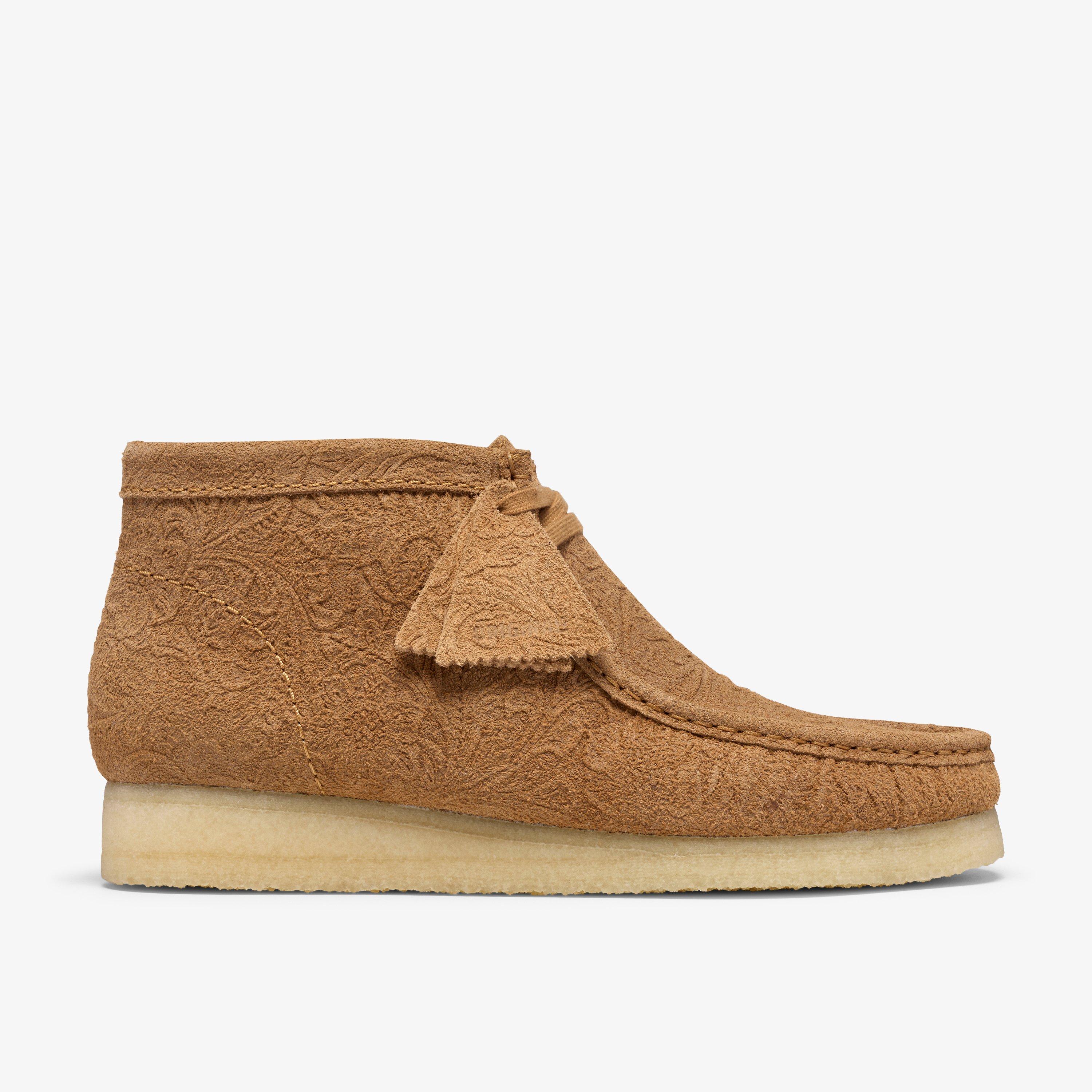 Wallabee Boot Light Tan Embossed Wallabees, view 1 of 8