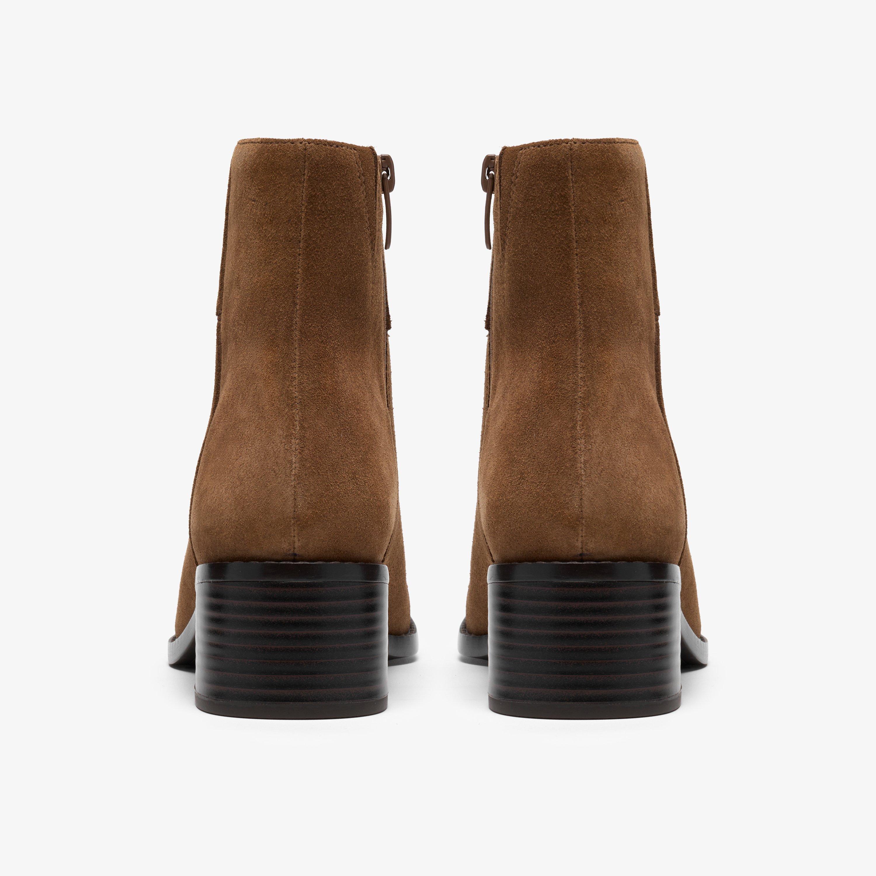 Wrenn Top Walnut Suede Ankle Boots, view 5 of 6