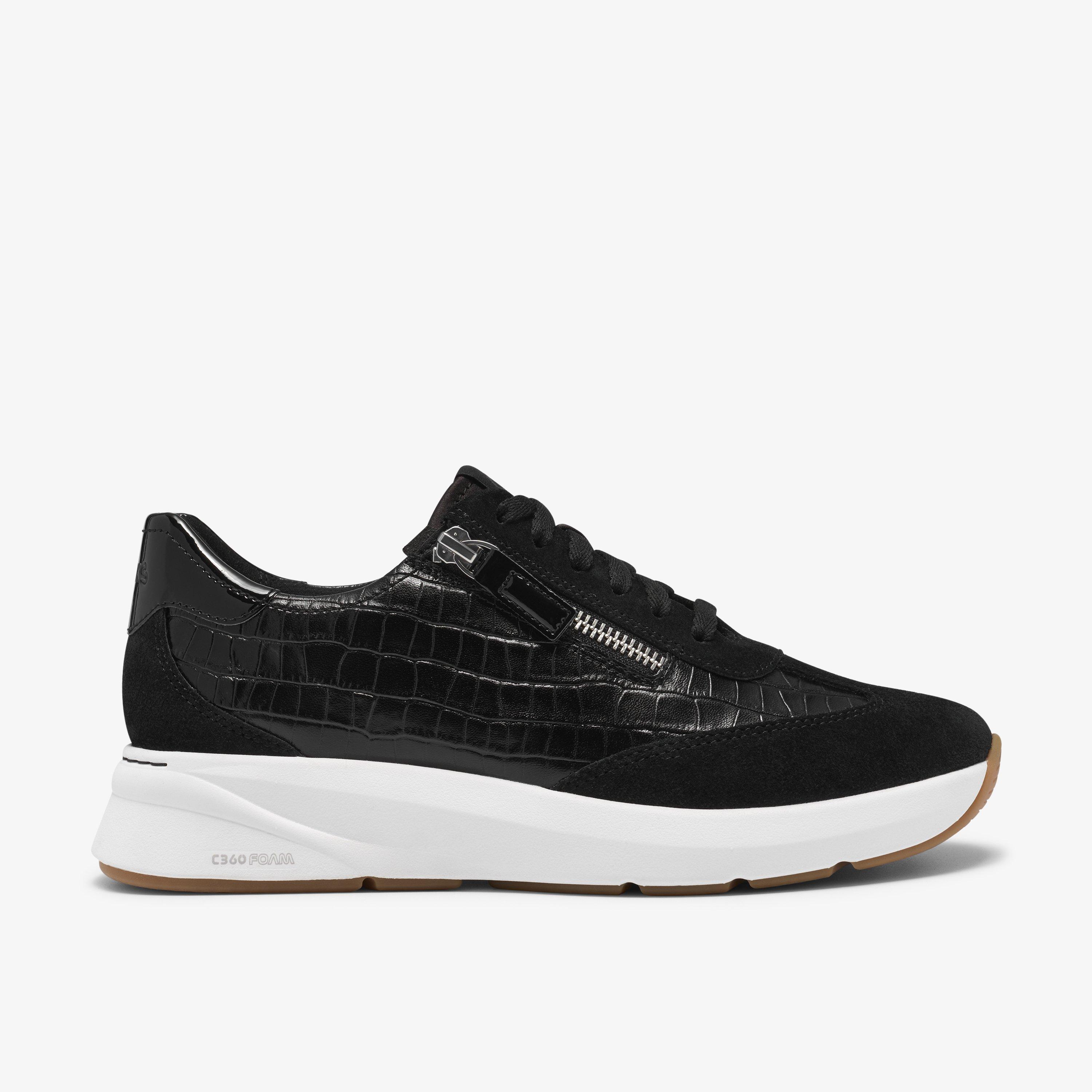 Code Run Black Combination Sneakers Lace Up, view 1 of 8