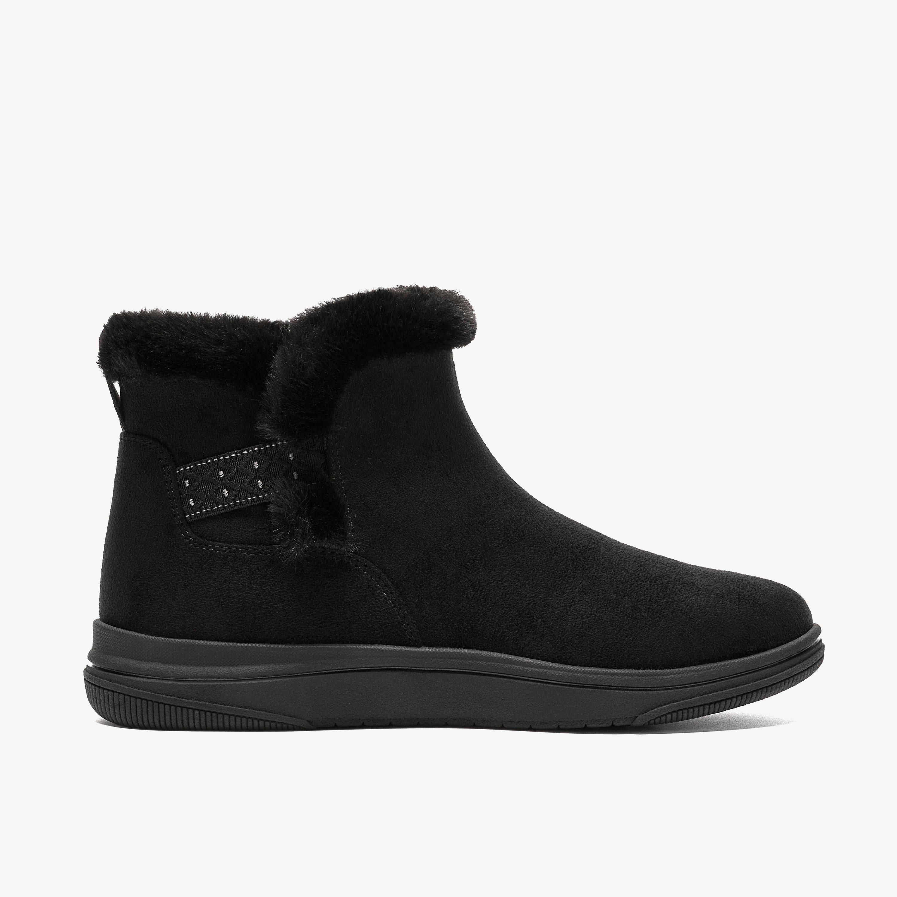 Womens Breeze Pearl Black Ankle Boots | Clarks