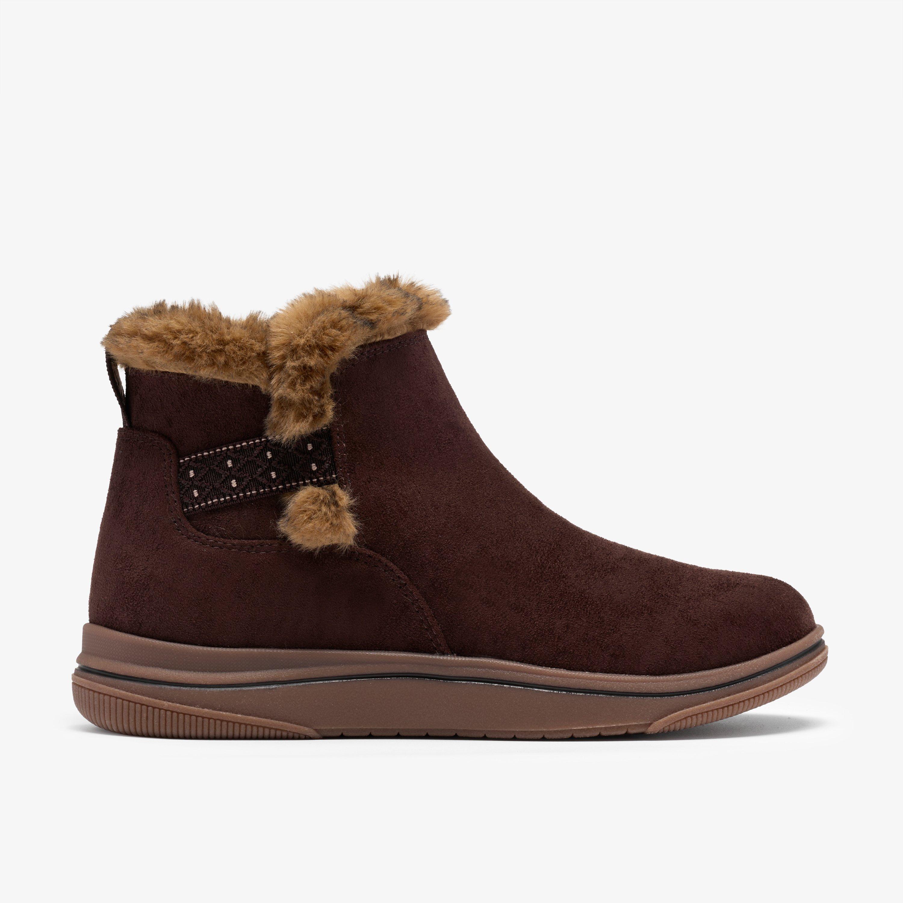 Breeze Pearl Dark Brown Ankle Boots, view 1 of 6