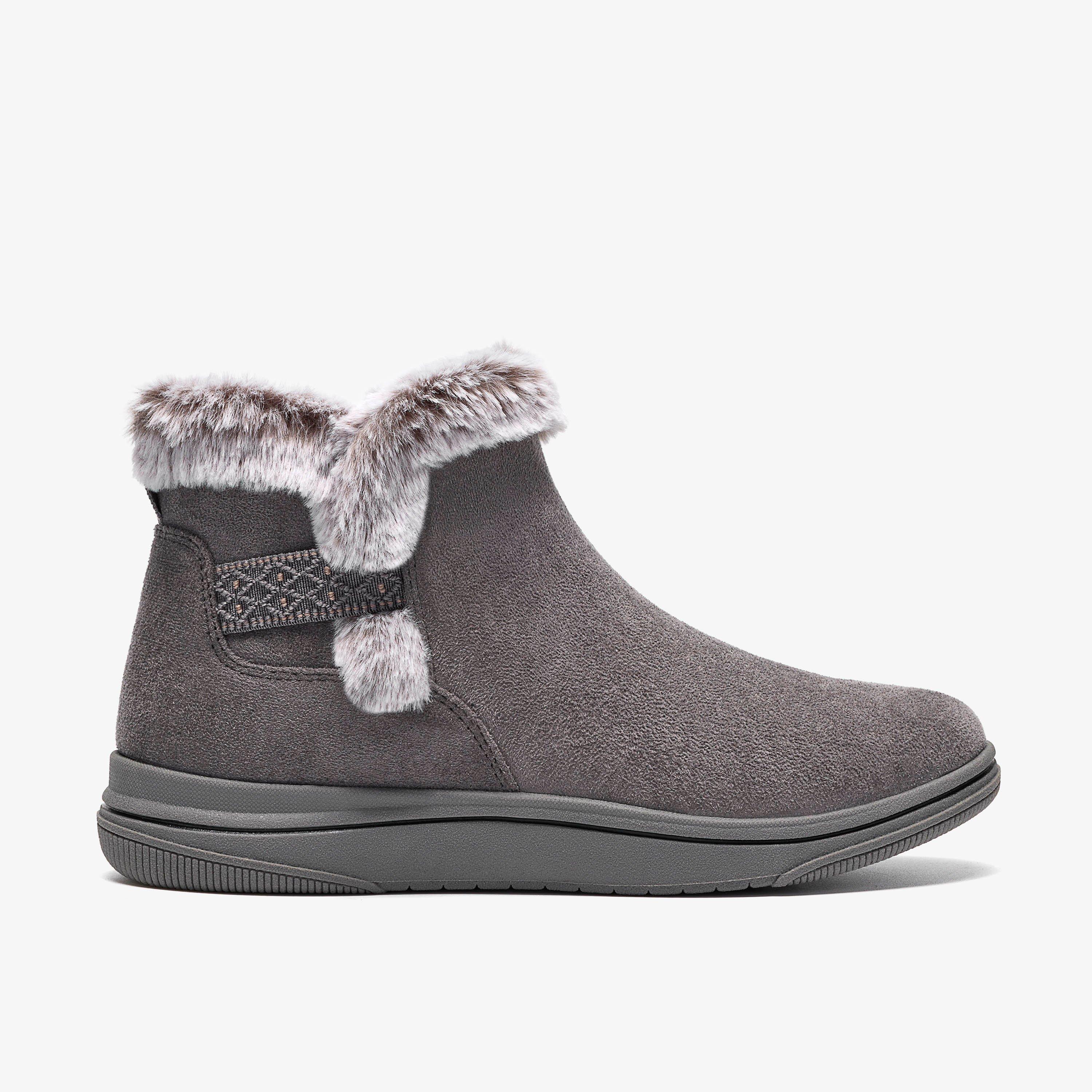 Breeze Pearl Dark Grey Ankle Boots, view 1 of 6