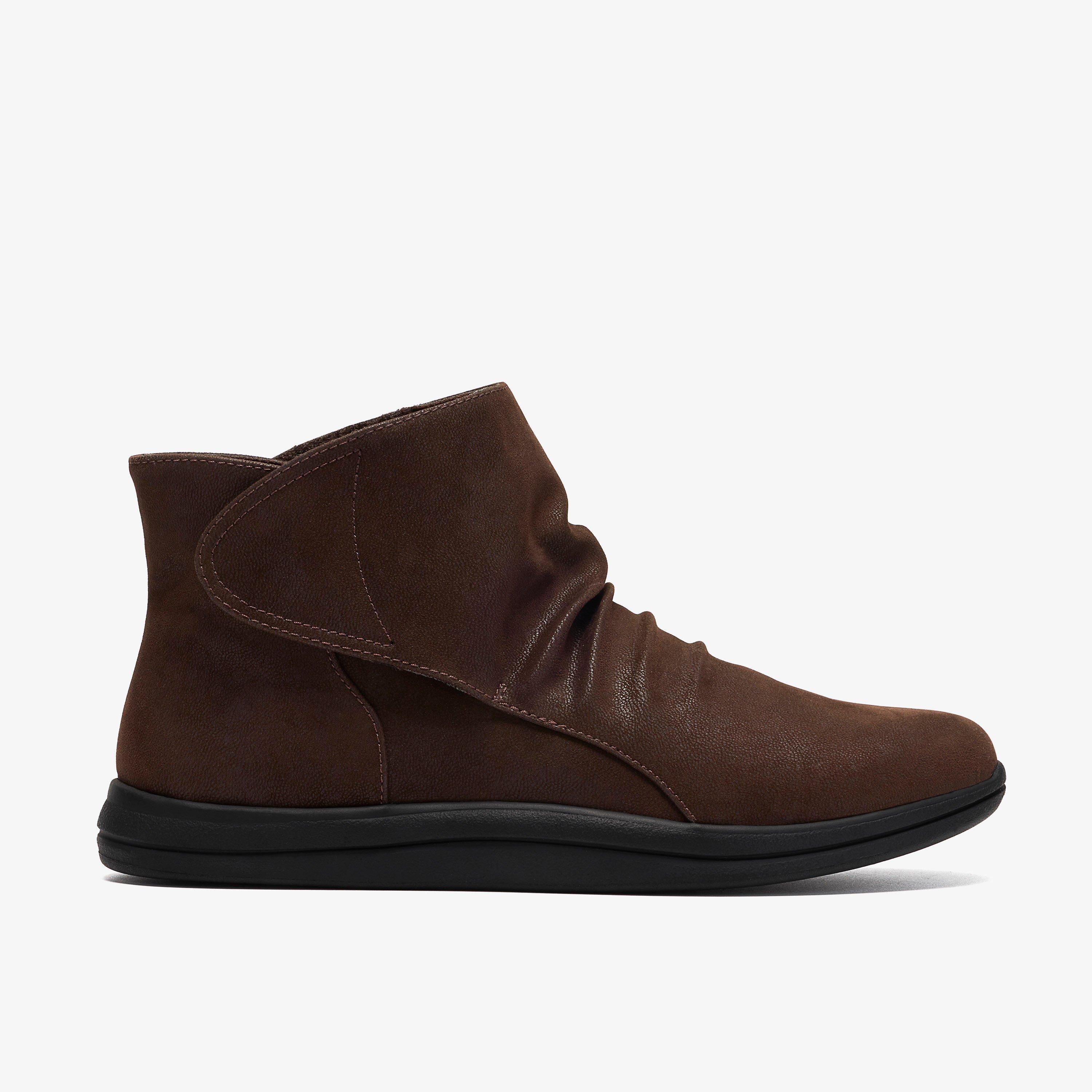 Breeze Faye Dark Brown Ankle Boots, view 1 of 6