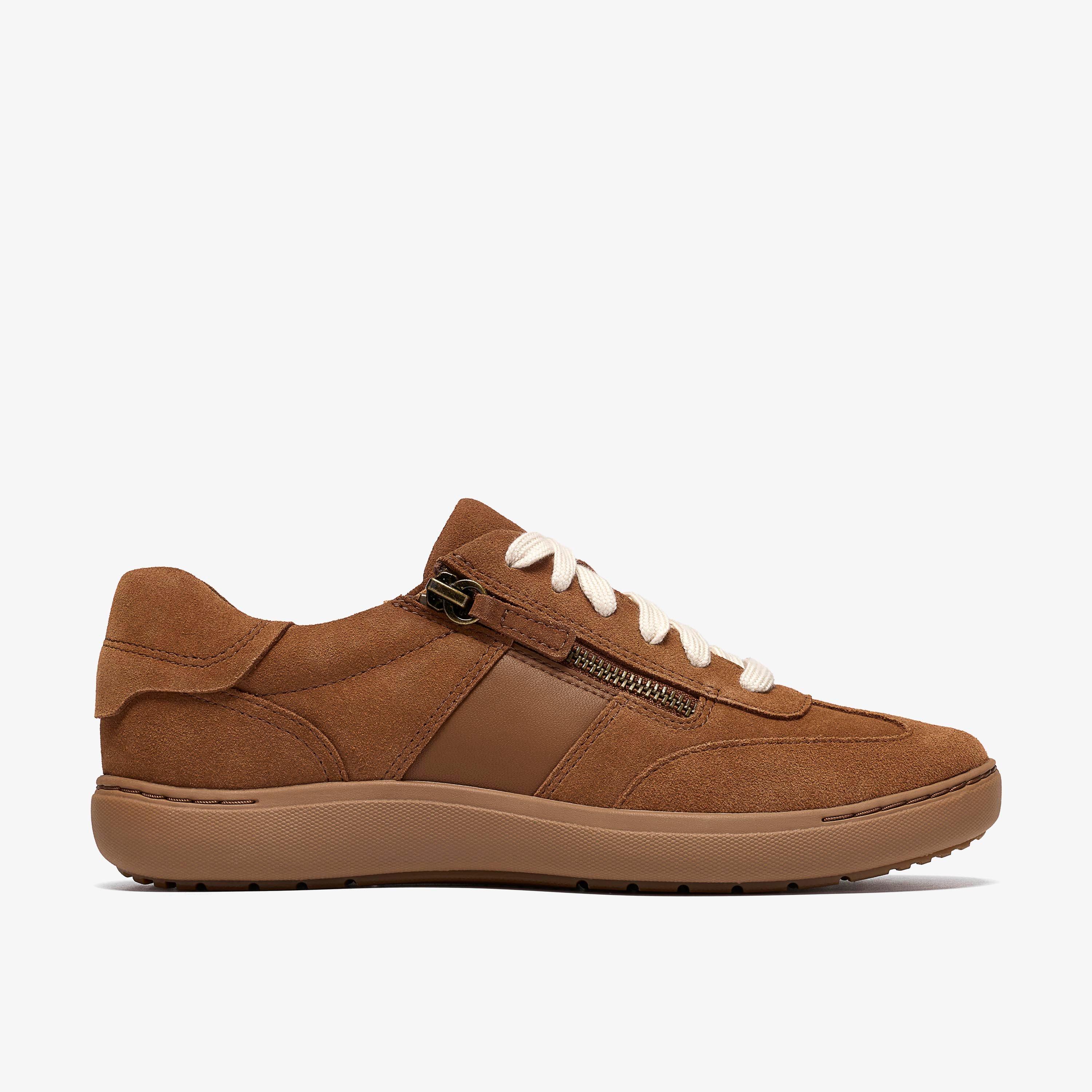 Nalle T-Toe Tan Suede Trainers Lace Up, view 1 of 6