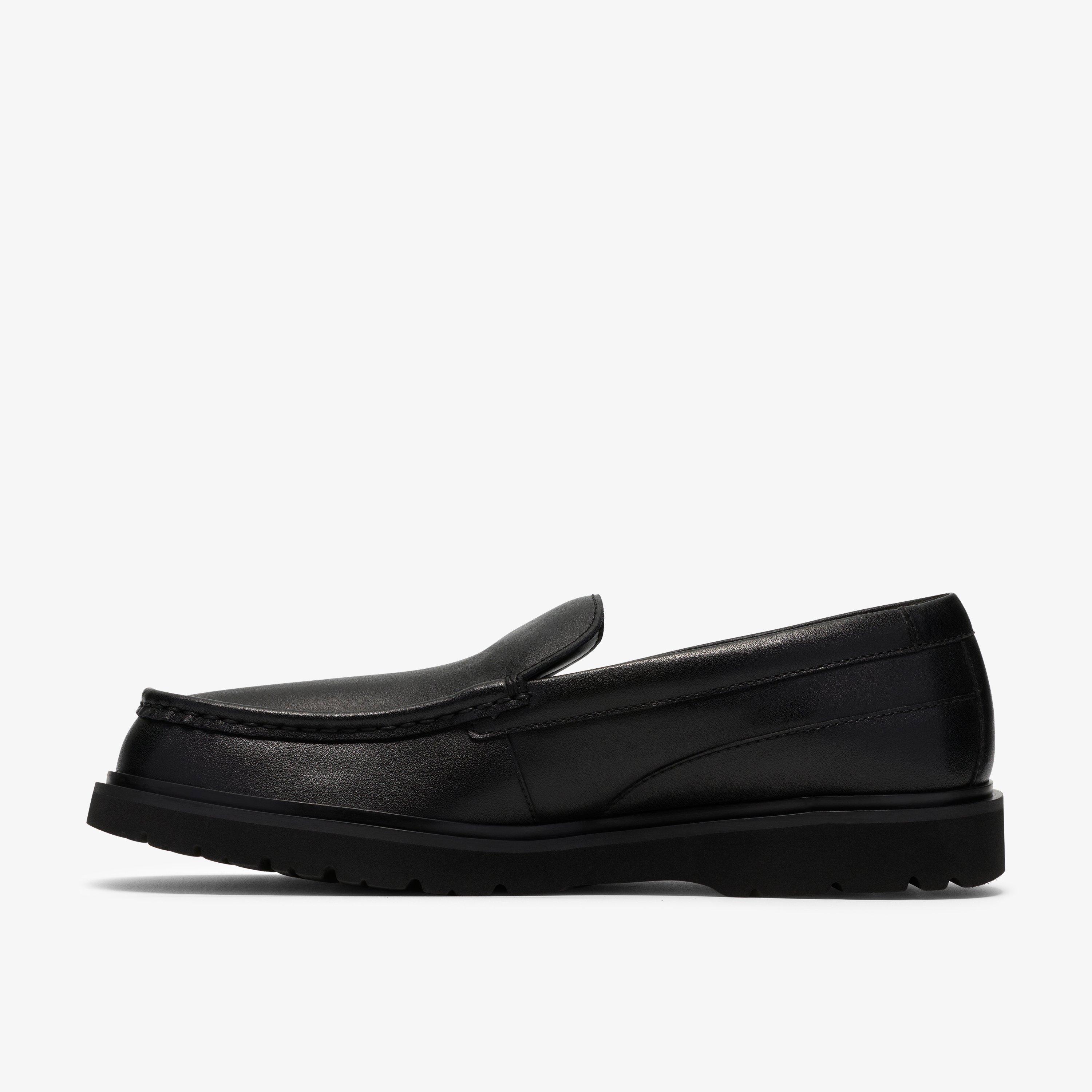 Weltridge Step Black Loafers Slip Ons, view 2 of 6